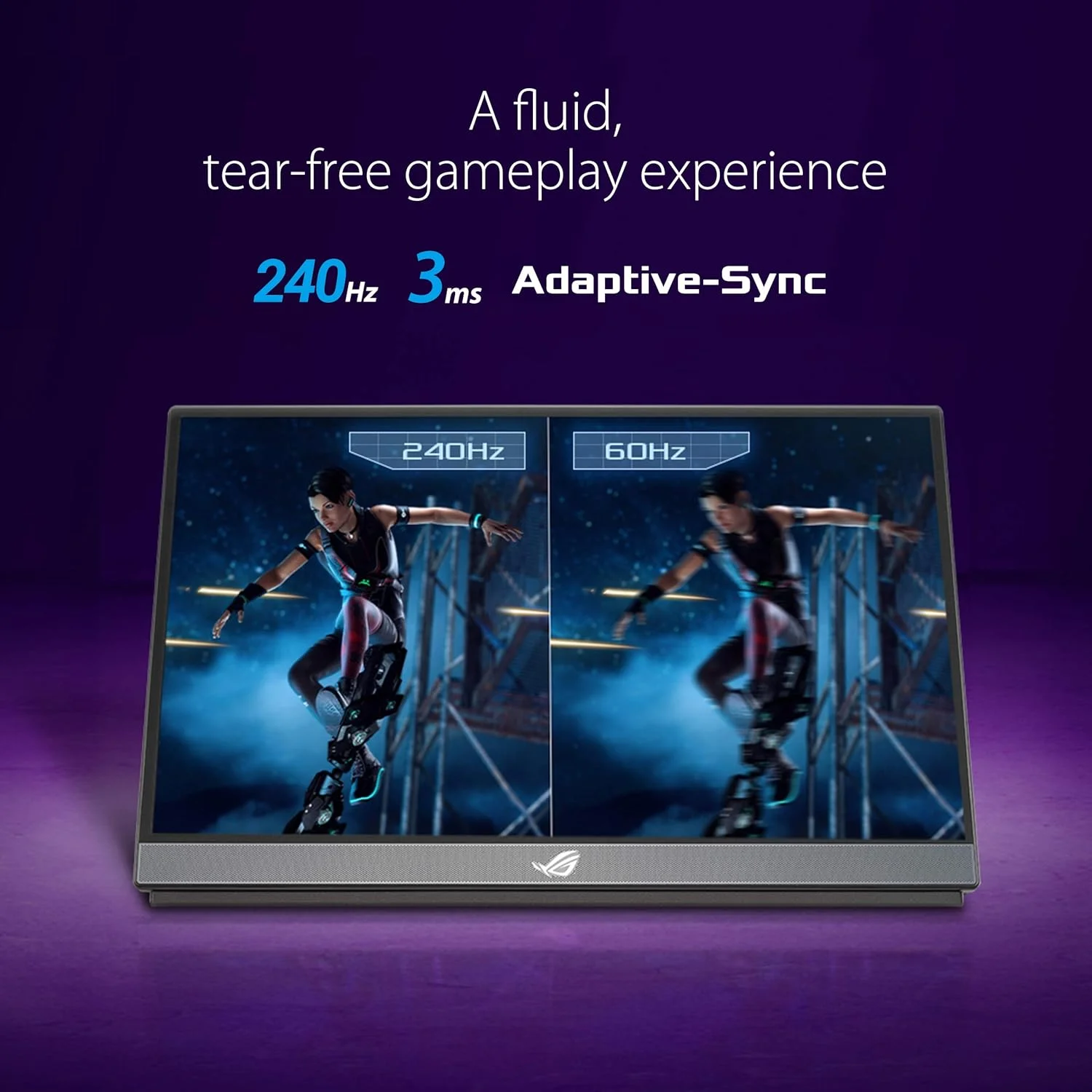 مانیتور گیمینگ قابل حمل ایسوس ROG Strix با صفحه نمایش 17.3 اینچی 1080P مدل (XG17AHPE) - فول اچ دی، IPS، 240 هرتز، 3 میلیثانیه، Adaptive-Sync، دارای کیف هوشمند، فوقالعاده باریک، USB-C Power Delivery، Micro HDMI، مناسب برای لپتاپ، کامپیوتر، تلفن، کنسول مانیتور گیمینگ قابل حمل ایسوس ROG Strix با صفحه نمایش 17.3 اینچی 1080P مدل (XG17AHPE) - فول اچ دی، IPS، 240 هرتز، 3 میلیثانیه، Adaptive-Sync، دارای کیف هوشمند، فوقالعاده باریک، USB-C Power Delivery، Micro HDMI، مناسب برای لپتاپ، کامپیوتر، تلفن، کنسول