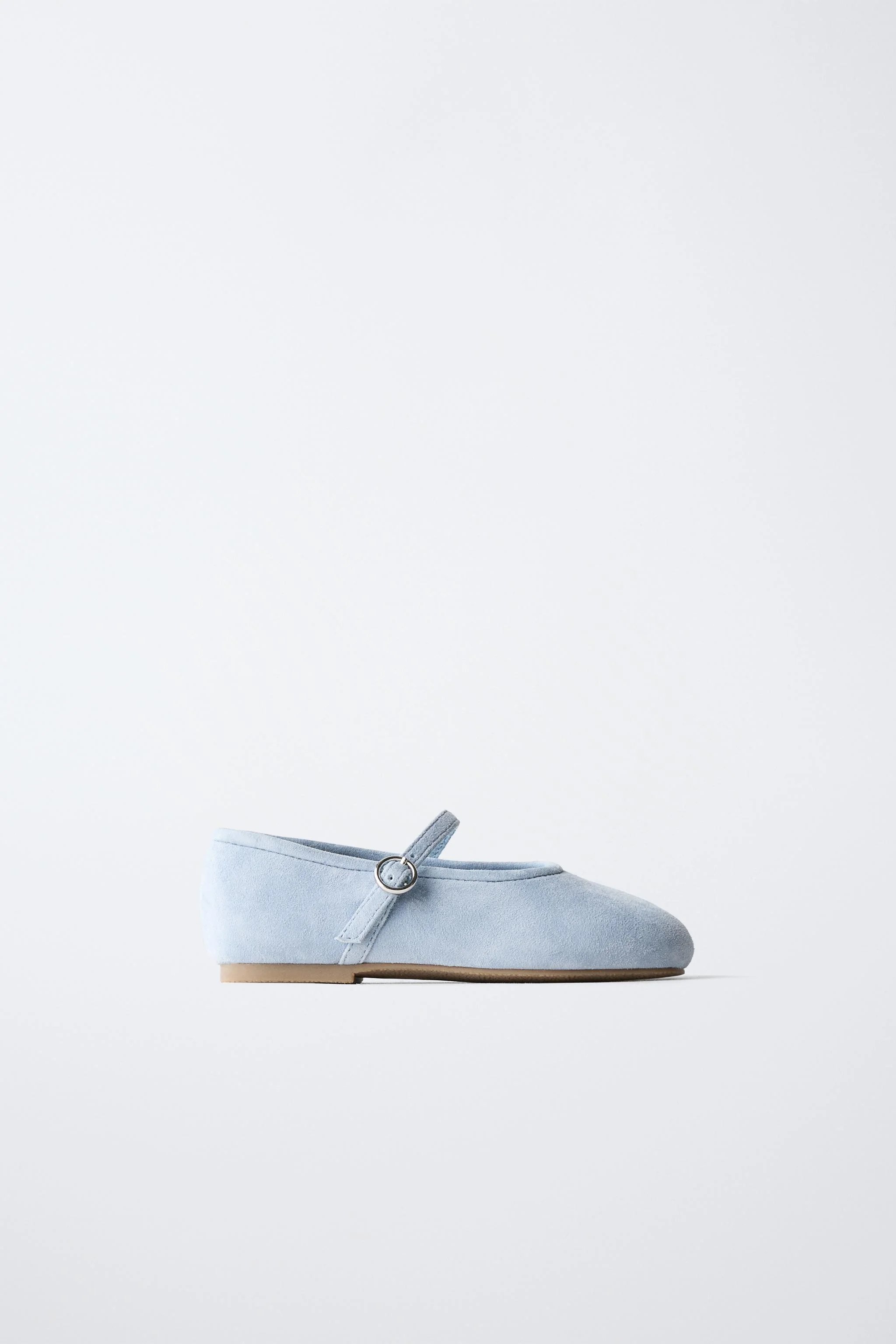 کفش باله تخت چرمی