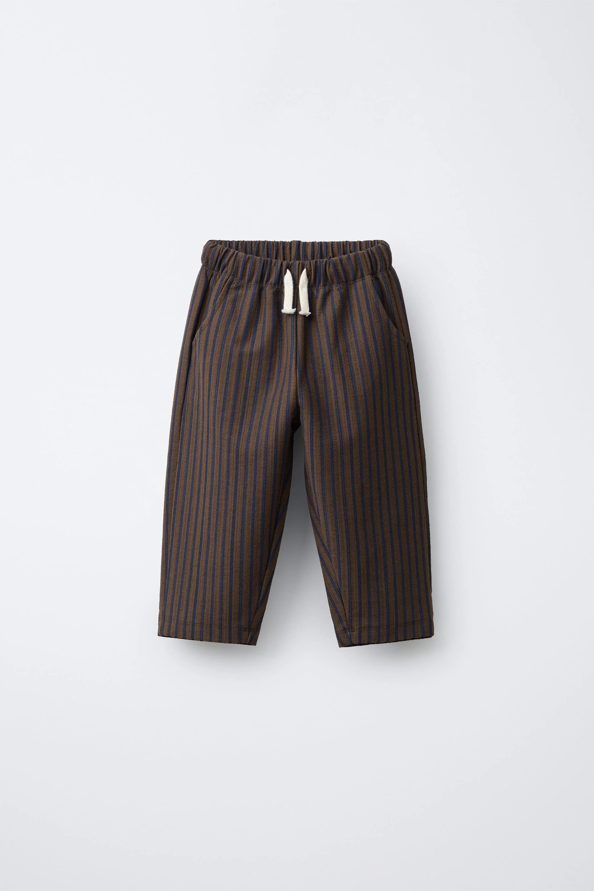 شلوار راه راه با بافت گشاد