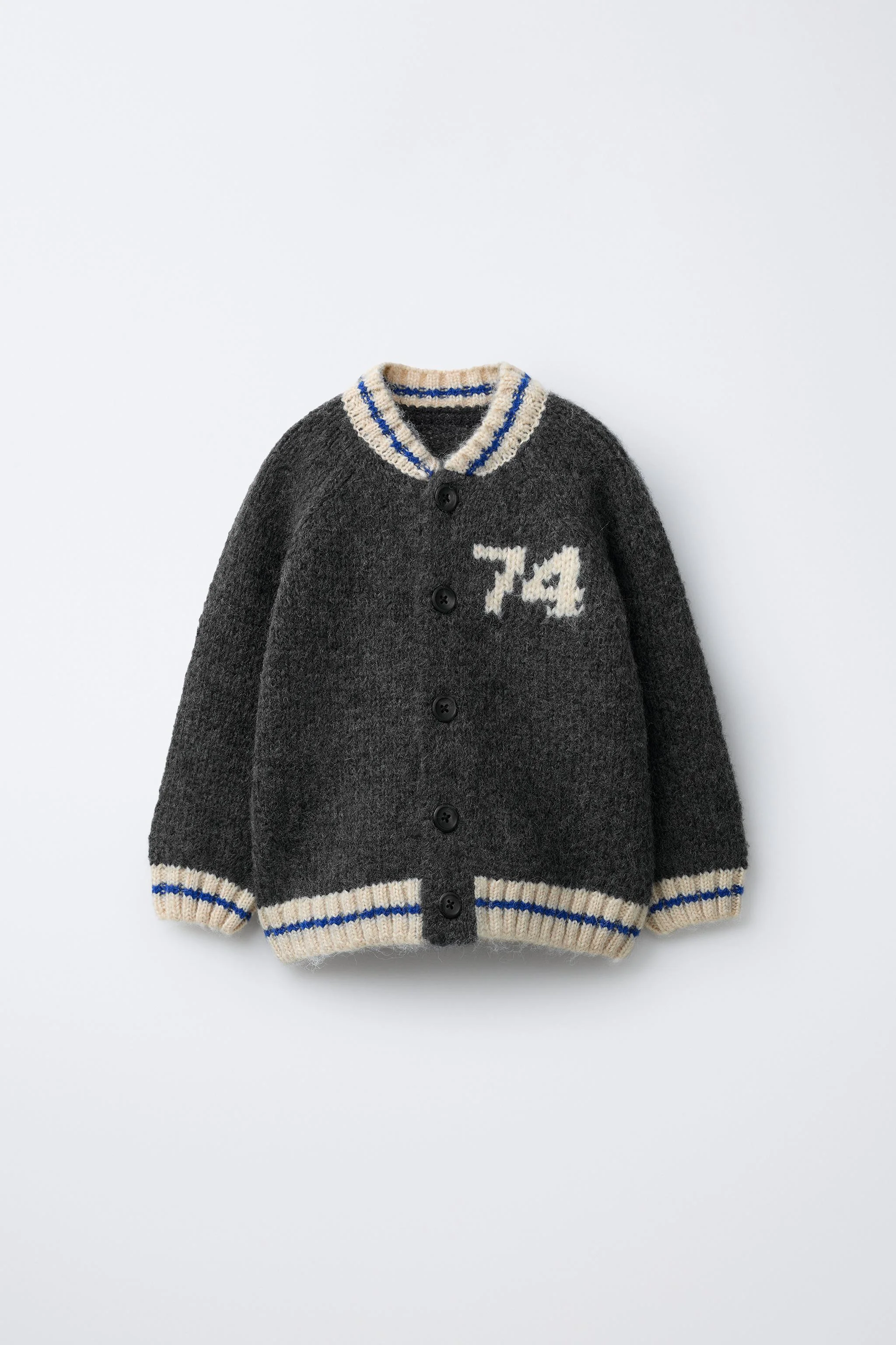 ژاکت بافتنی شماره دار