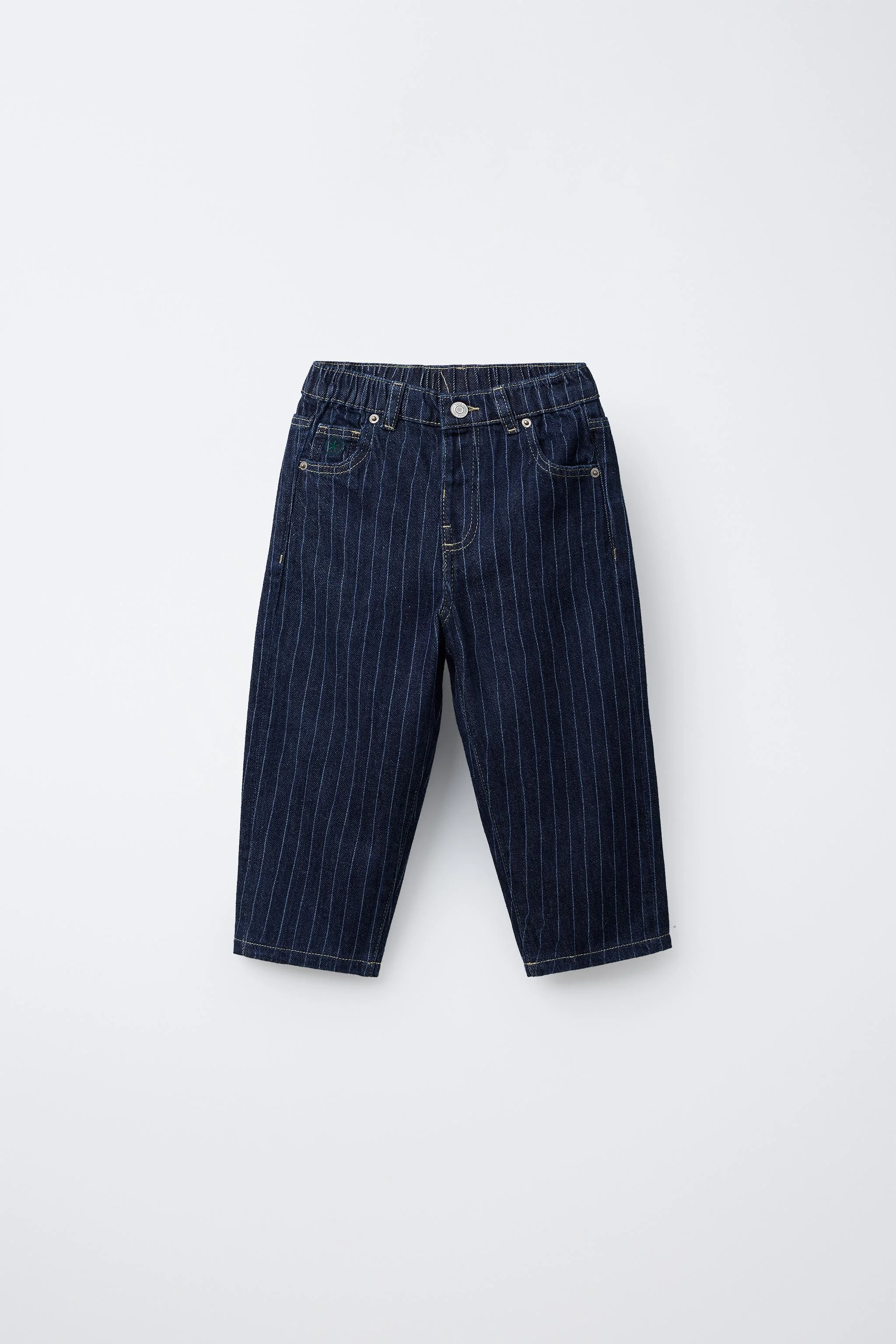 شلوار جین راه راه گشاد