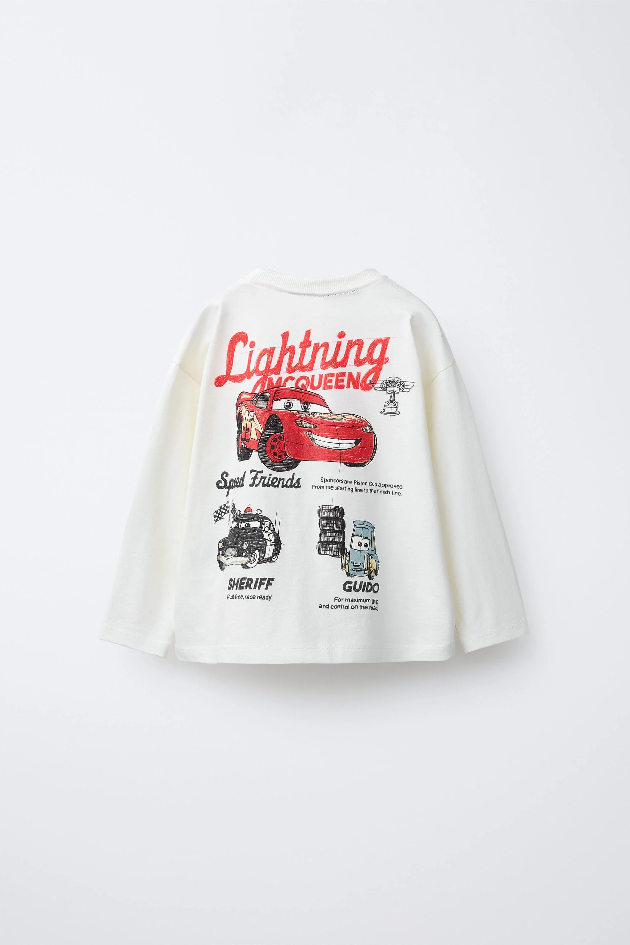 تی شرت طرح دار CARS LIGHTNING MCQUEEN © DISNEY