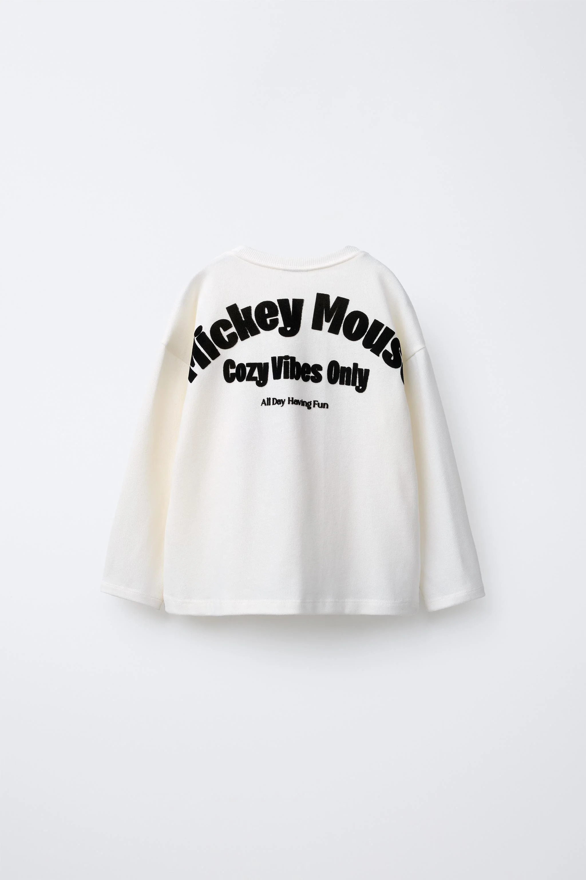 تی شرت آستین بلند با طرح گلدوزی شده میکی موس © دیزنی