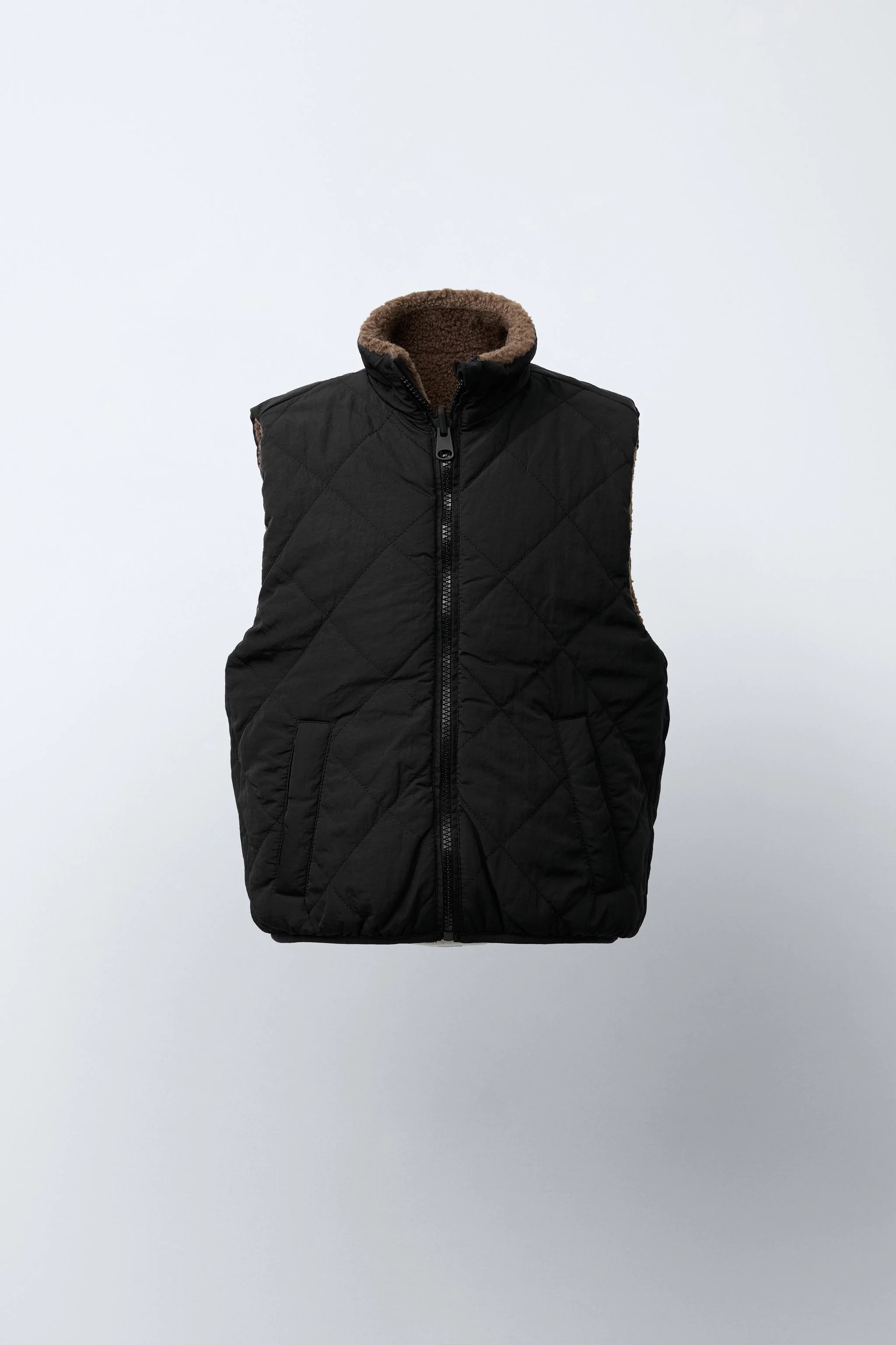 جلیقه پشمی مصنوعی دو رو