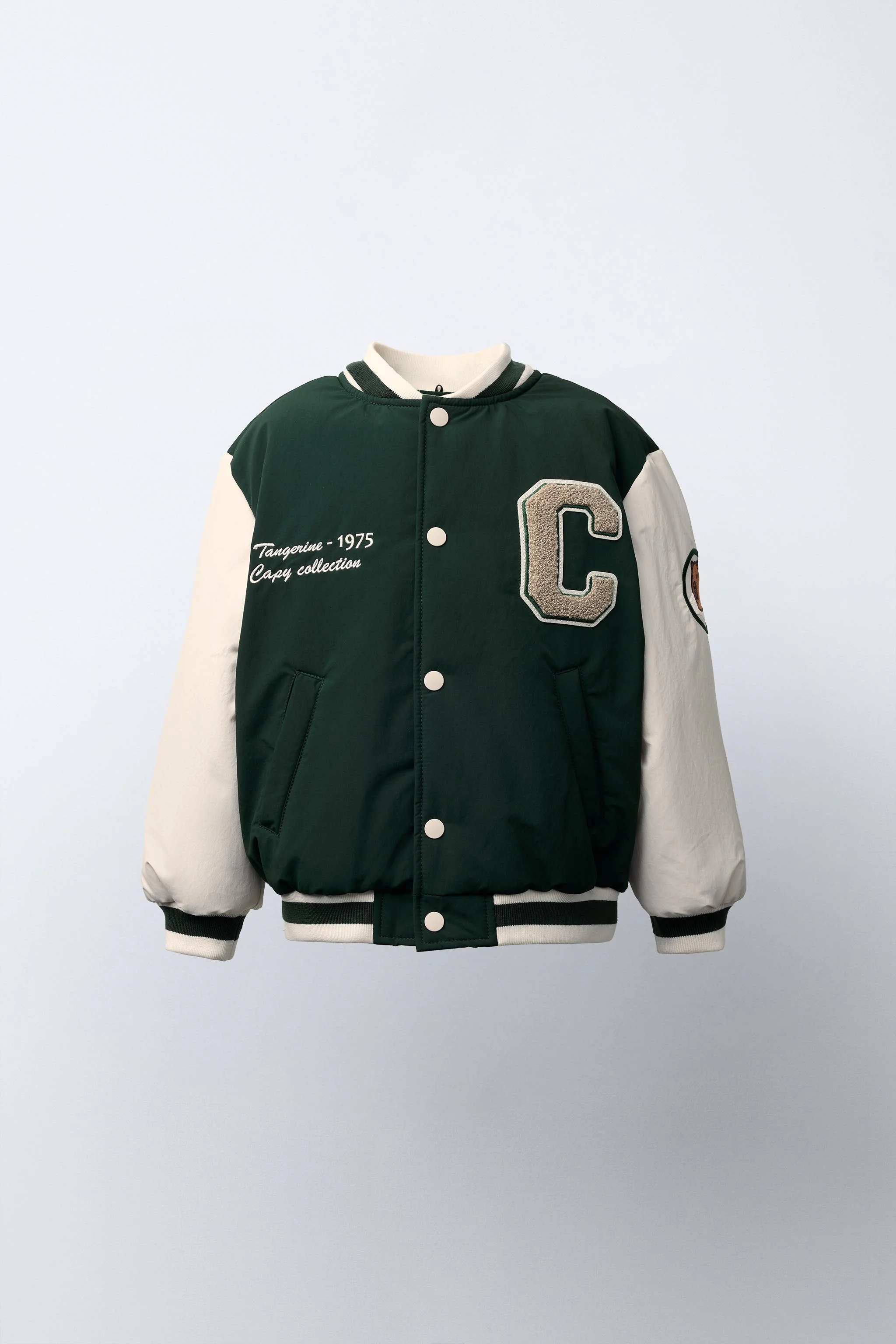 کاپشن خلبانی با کلاه جداشدنی و آستر پشمی نایلونی CAPIBARA CAPYFUN ©