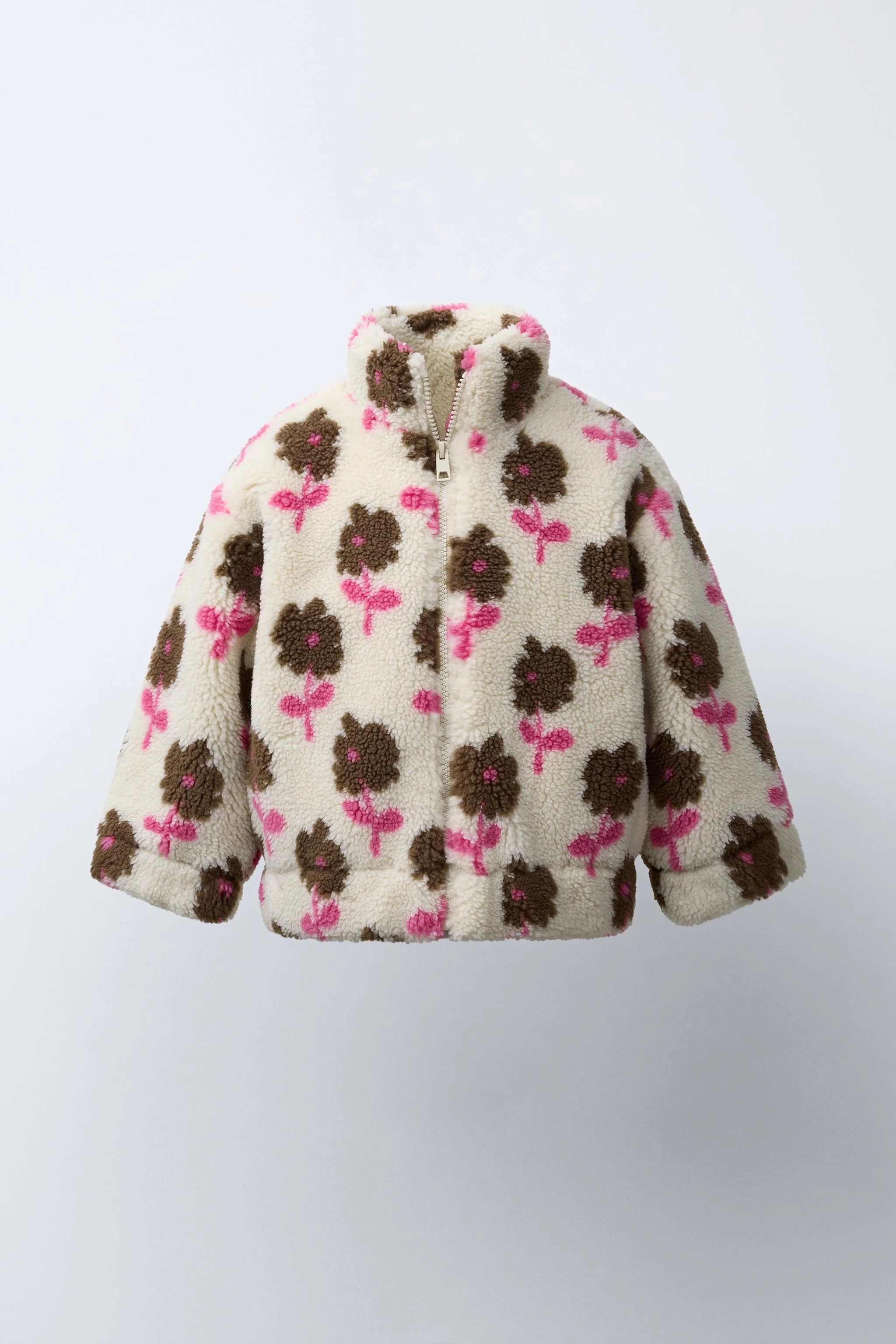 ژاکت طرح‌دار پشمی مصنوعی