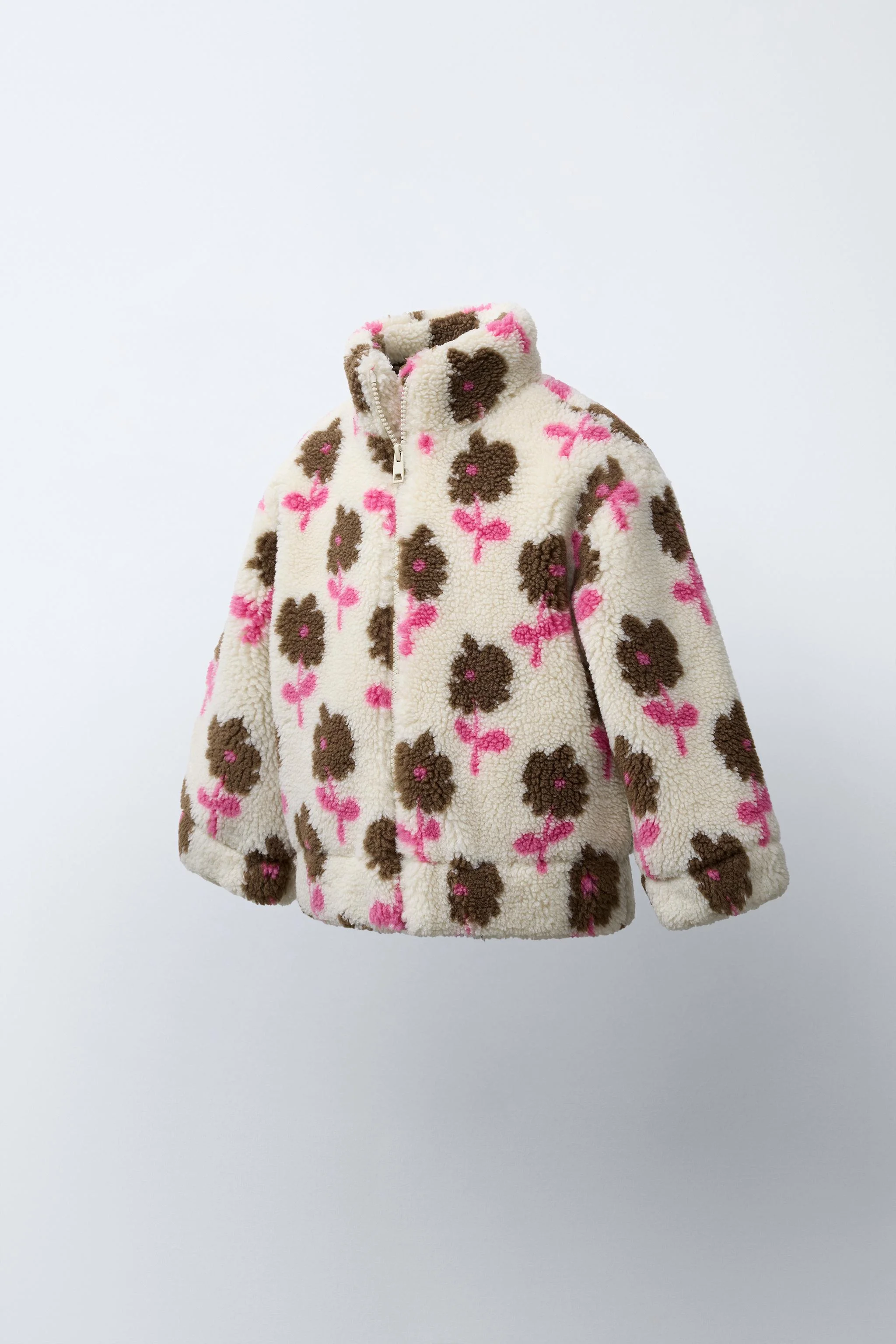 ژاکت طرح‌دار پشمی مصنوعی