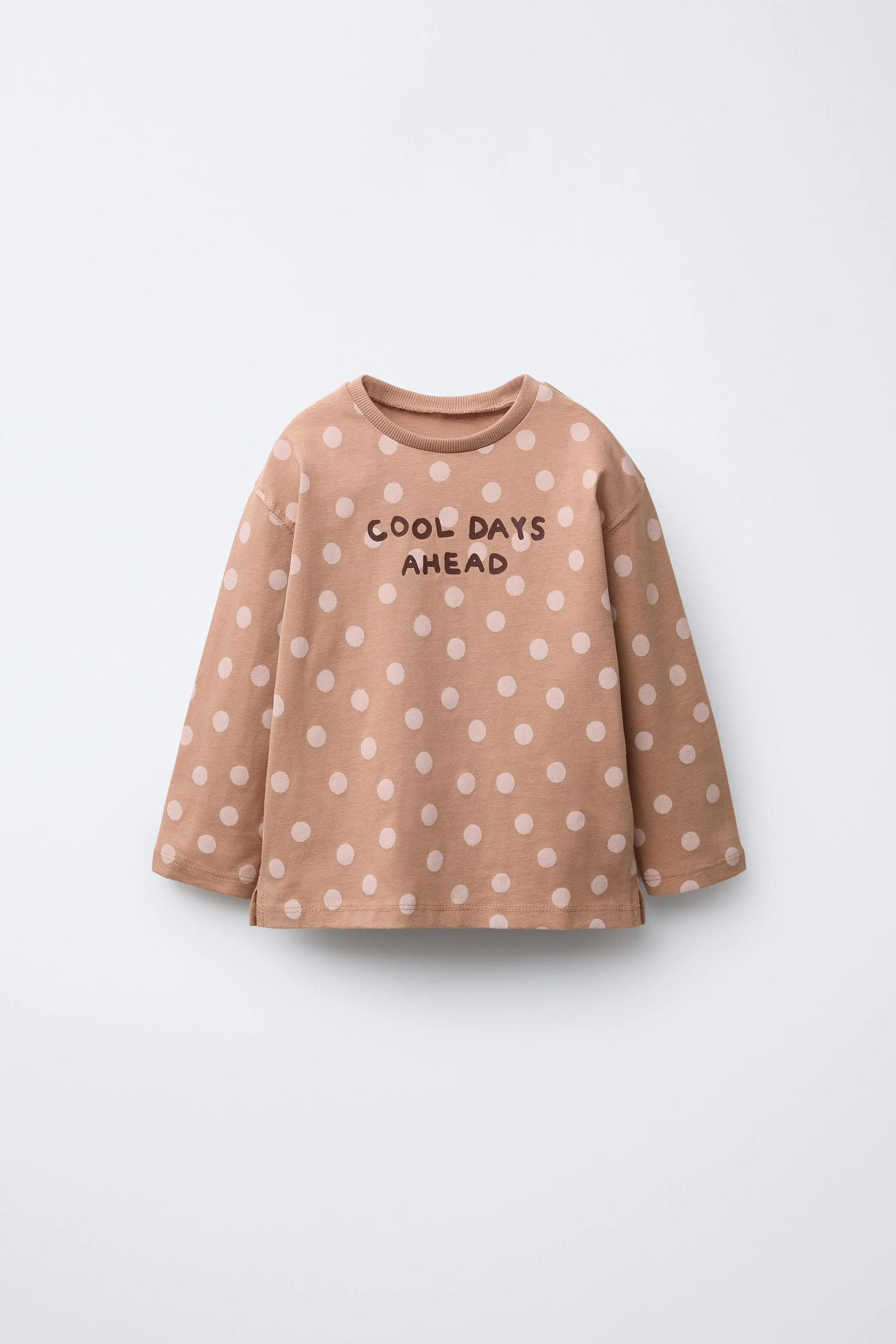 تی شرت آستین بلند با طرح چاپی