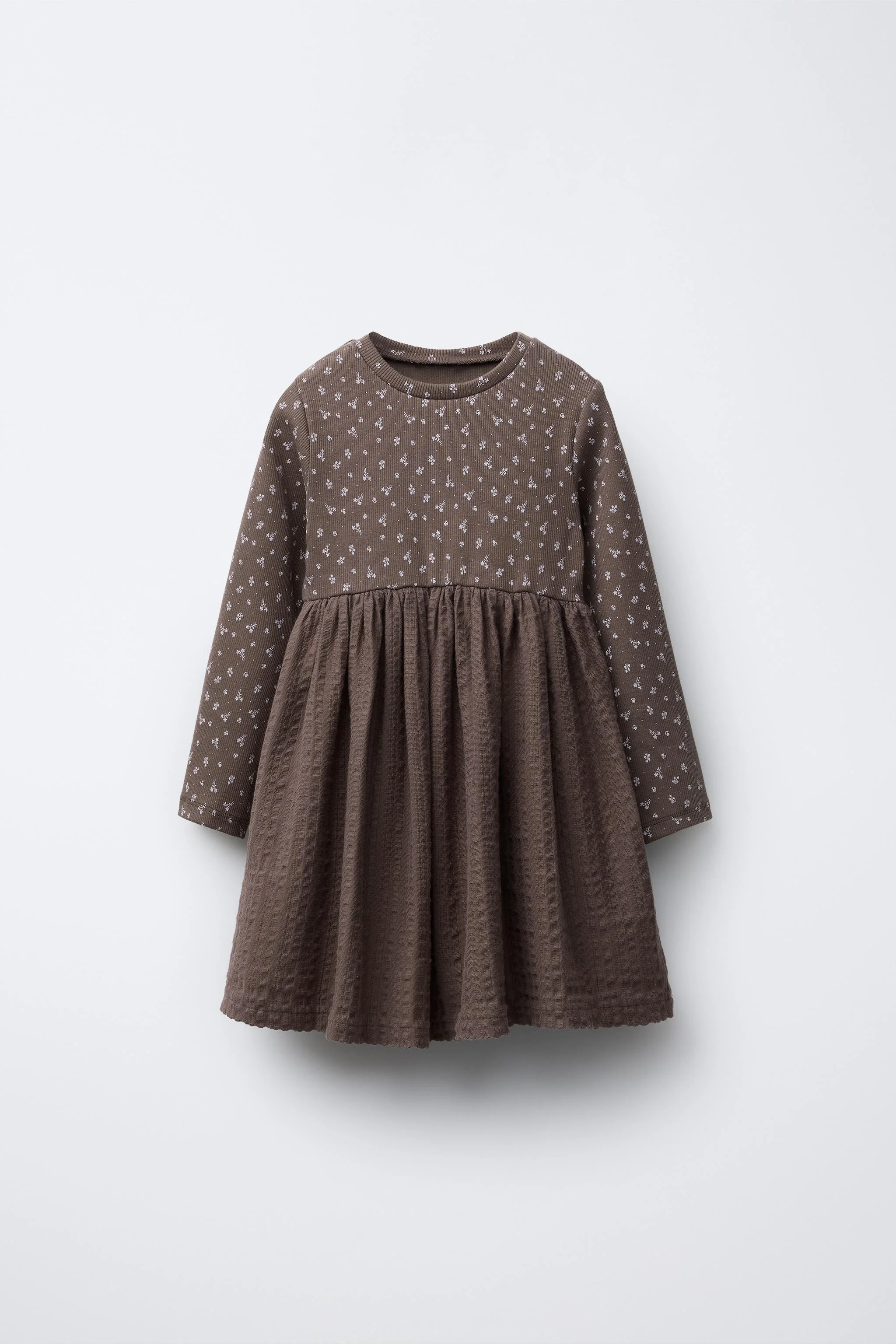 پیراهن طرح دار راه راه با تضاد رنگی