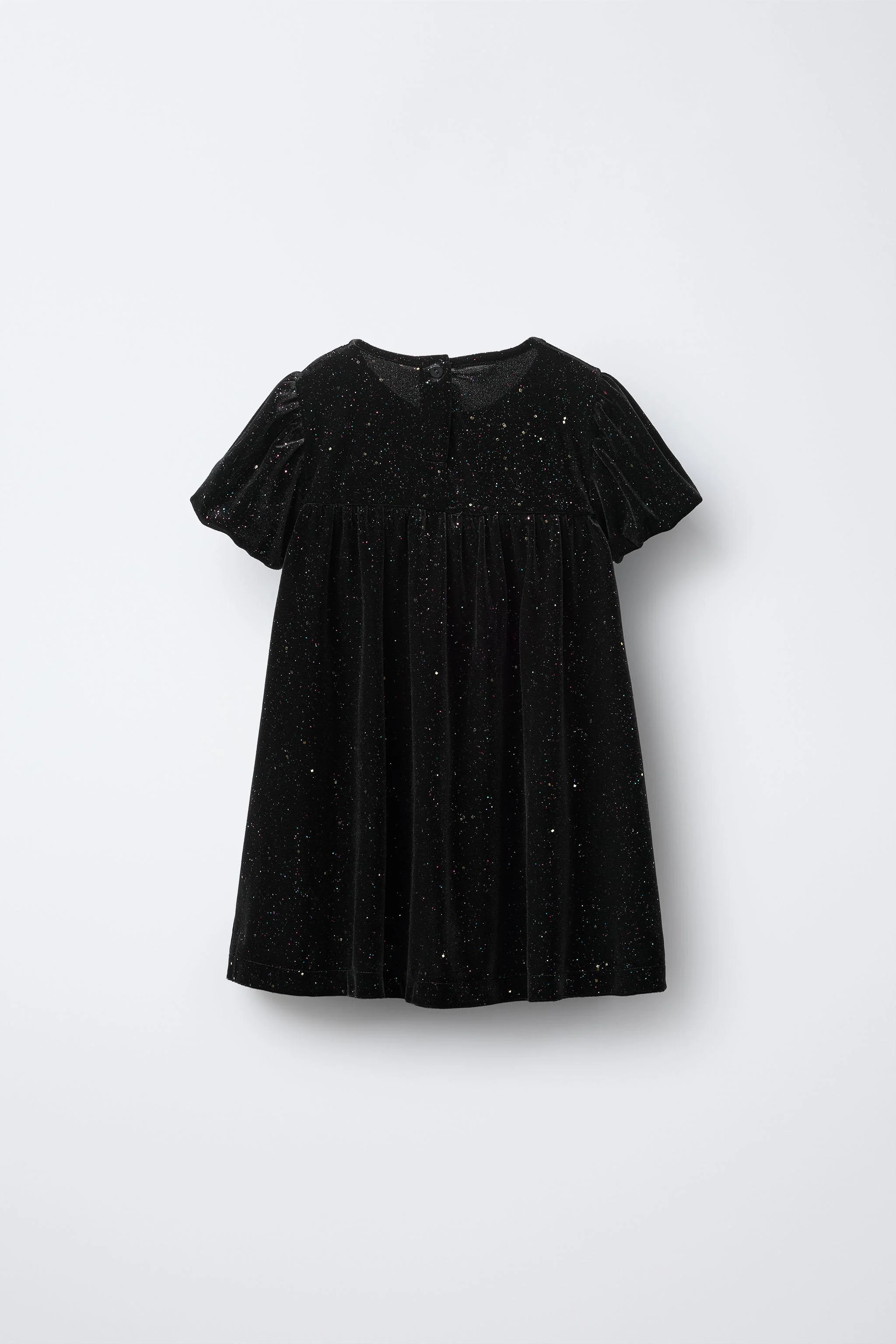 پیراهن مخمل براق با پاپیون