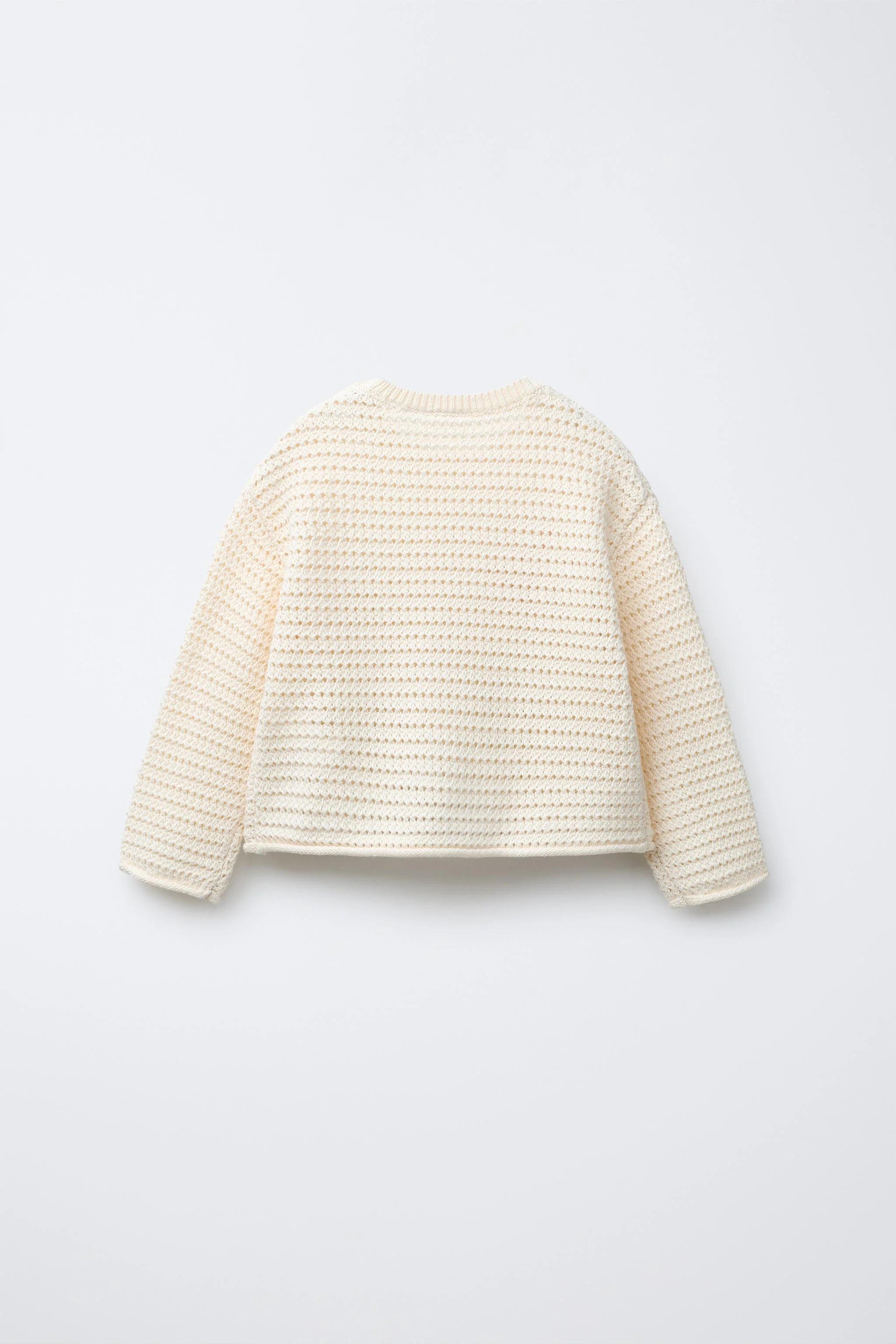 پلیور بافتنی طرح گل