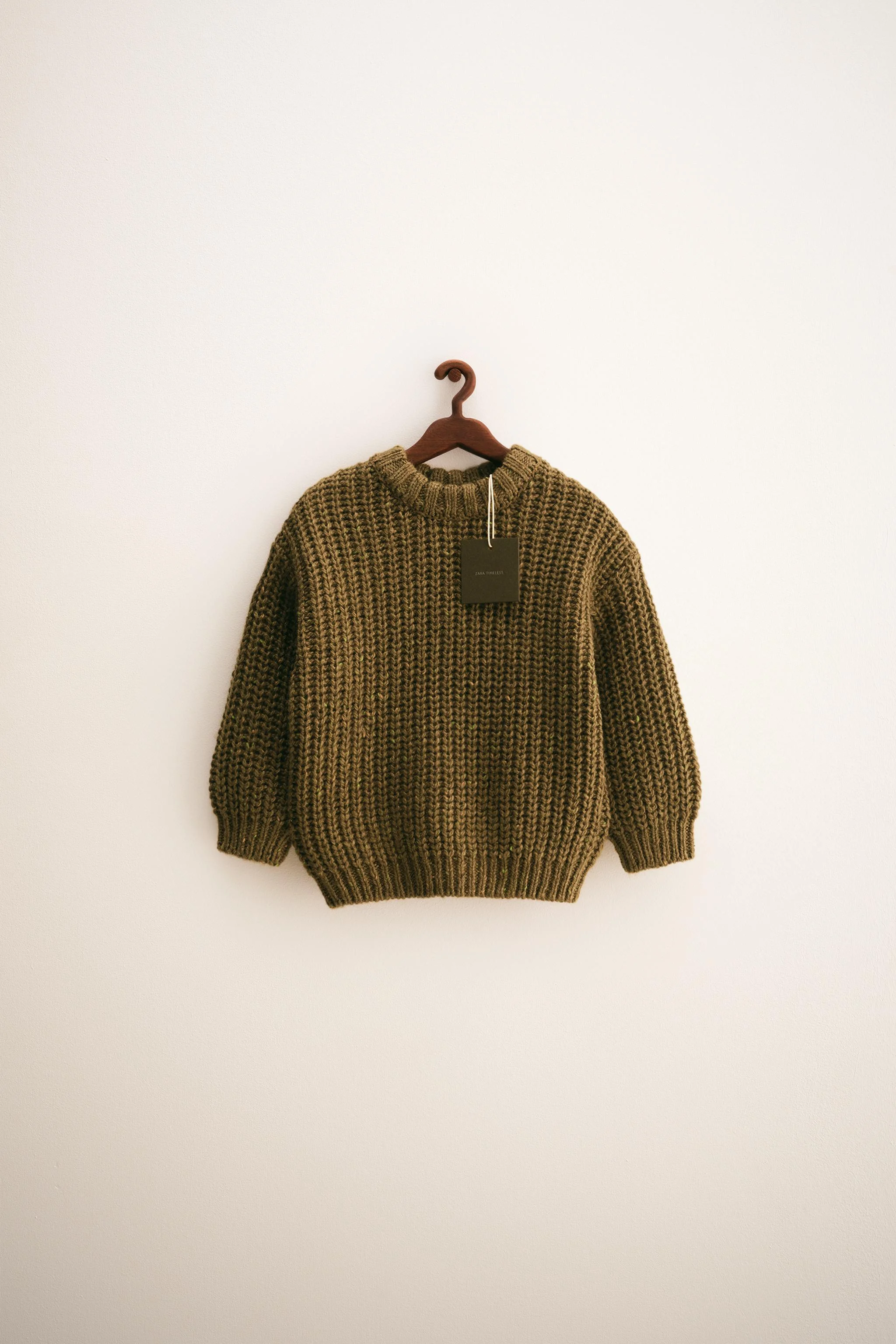 ZARA TIMELESS - پلیور بافت درشت پشمی