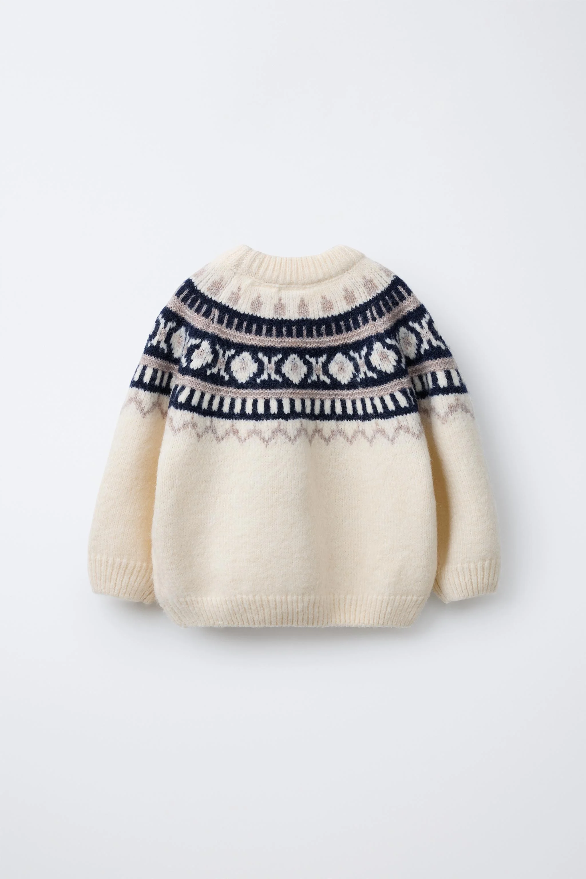 پلیور بافتنی ژاکارد