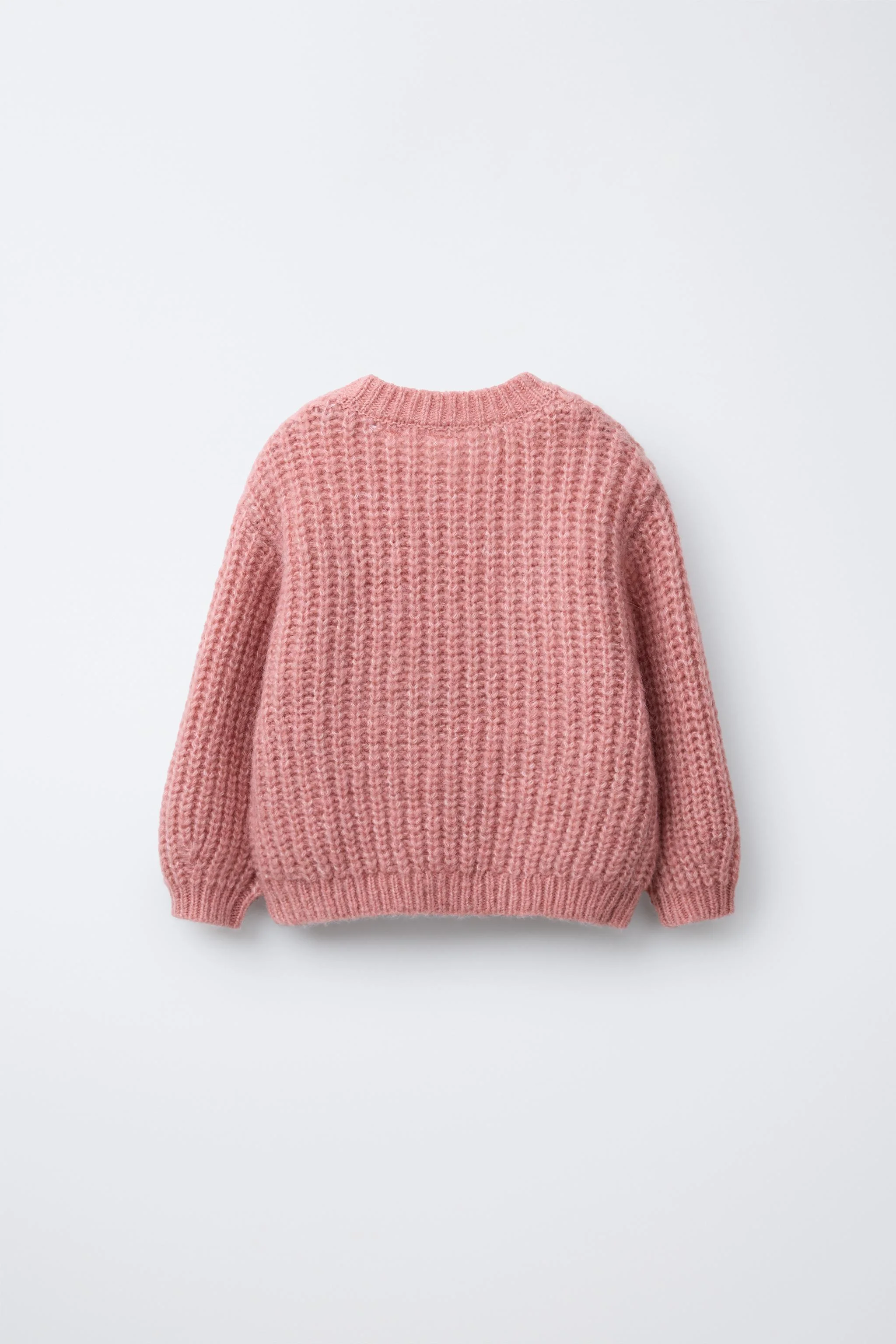 پلیور بافتنی با گلدوزی گل