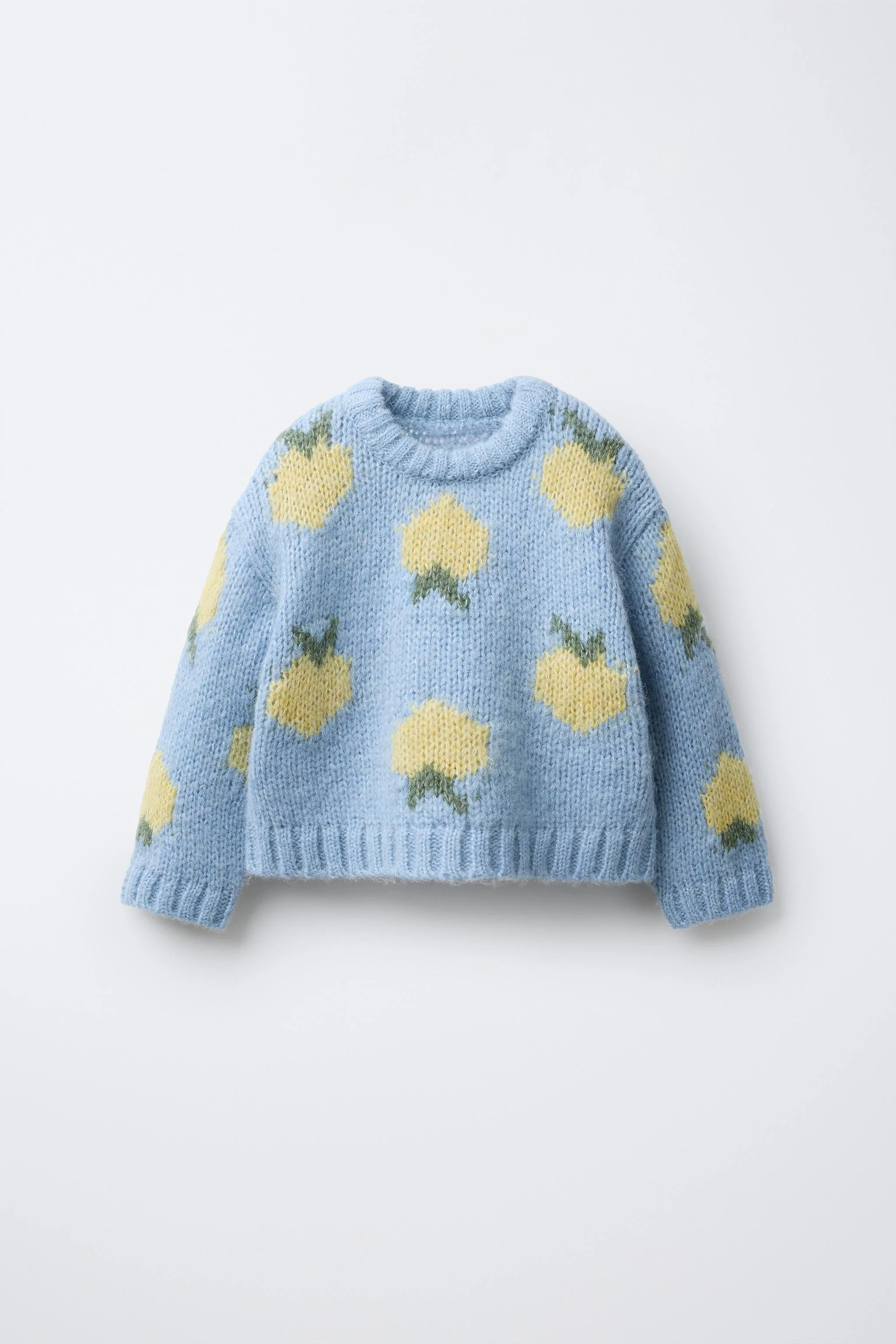 پلیور بافتنی طرح میوه