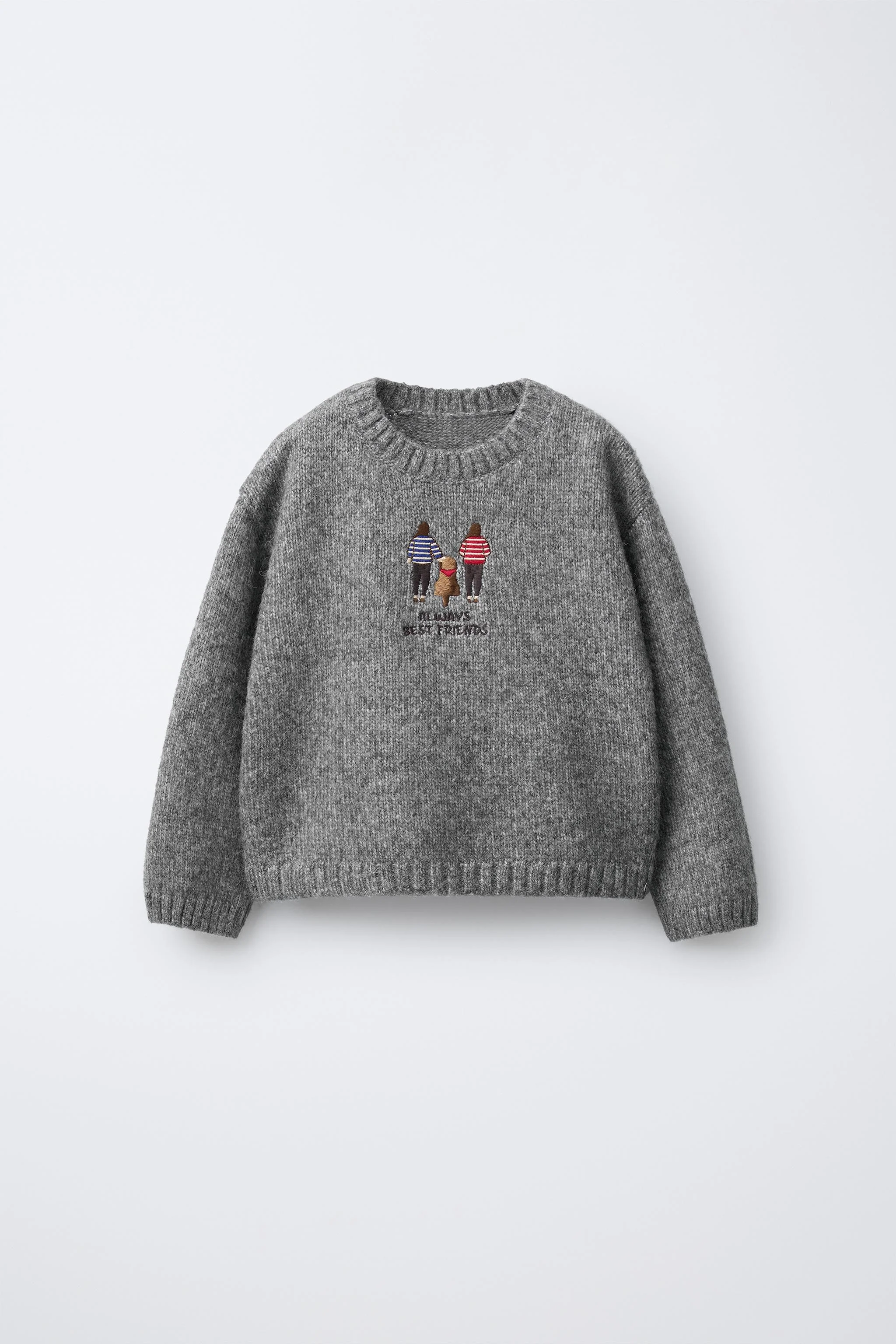 پلیور بافتنی گلدوزی شده