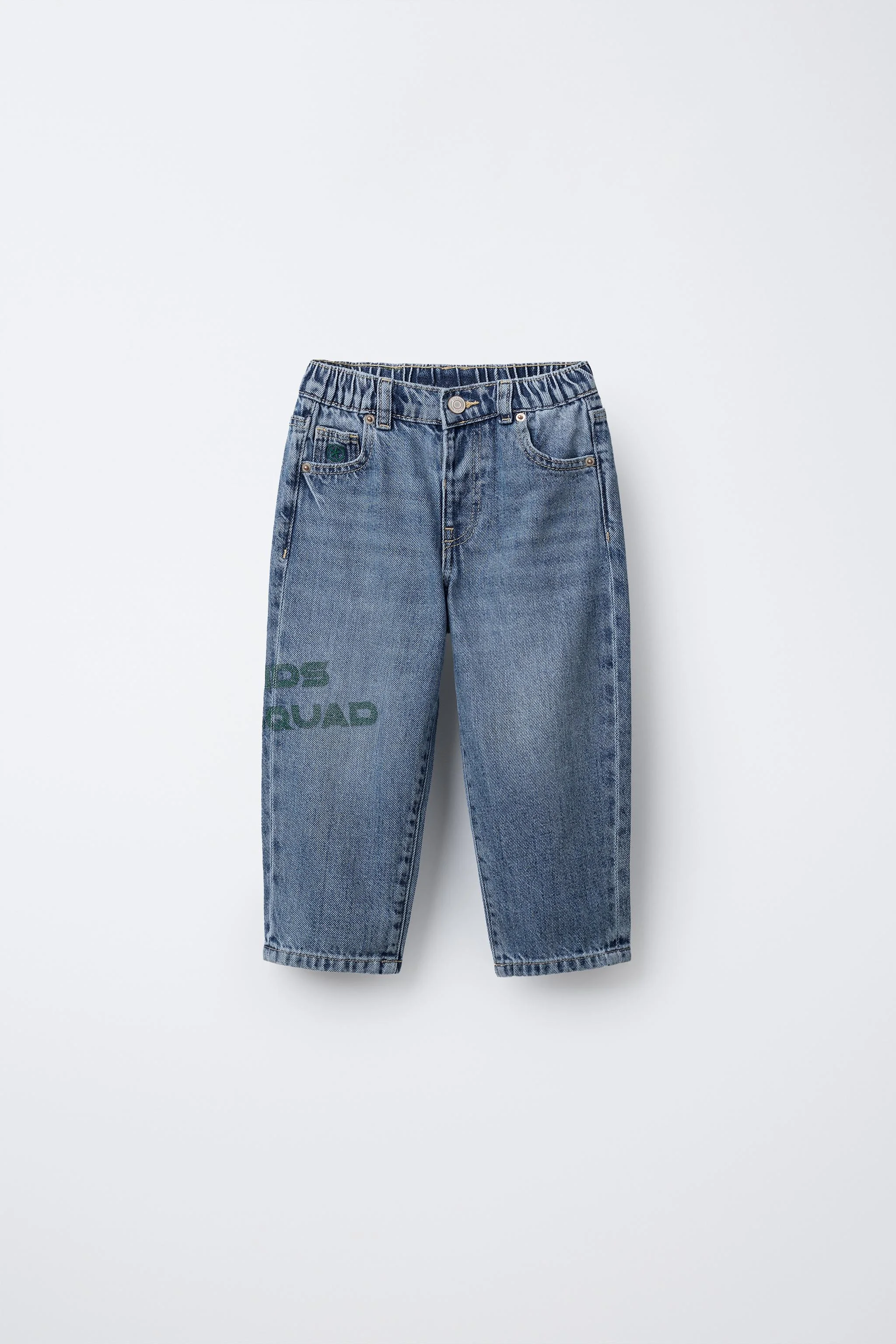 شلوار جین بگ با نوشته