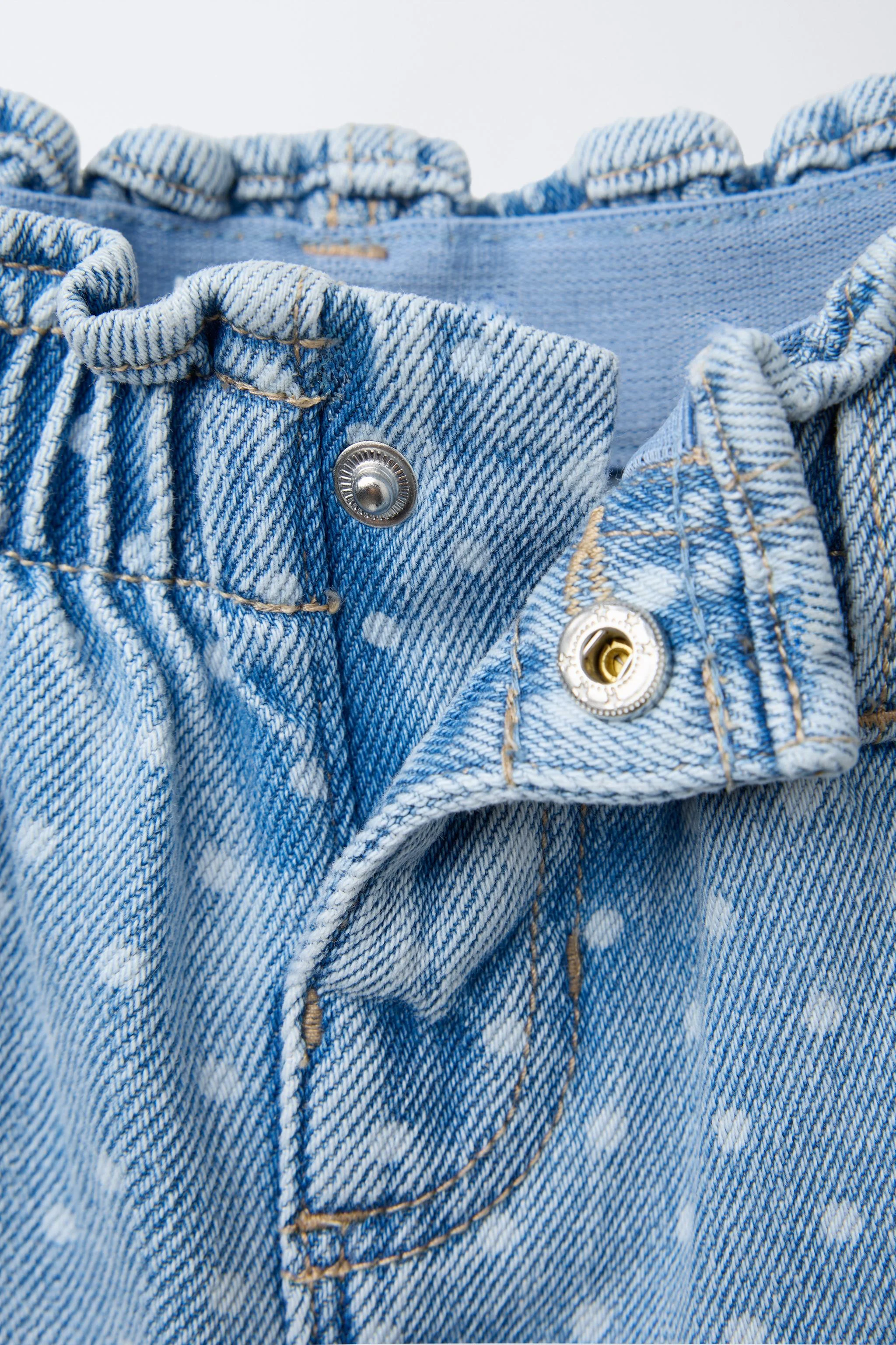 شلوار کاغذی جین خالدار شلوار کاغذی جین خالدار