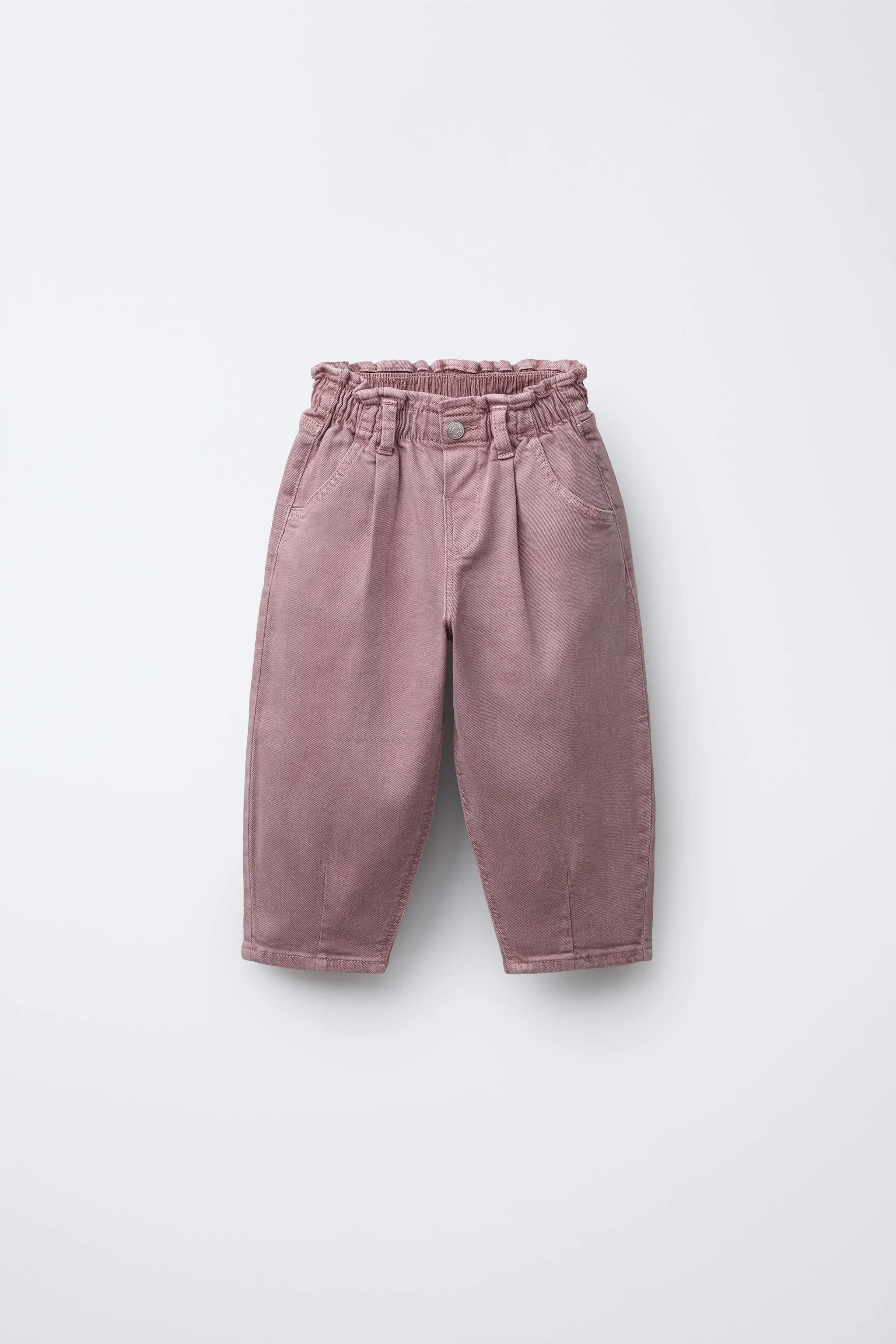 شلوار بالونی توییل با جیب قلبی