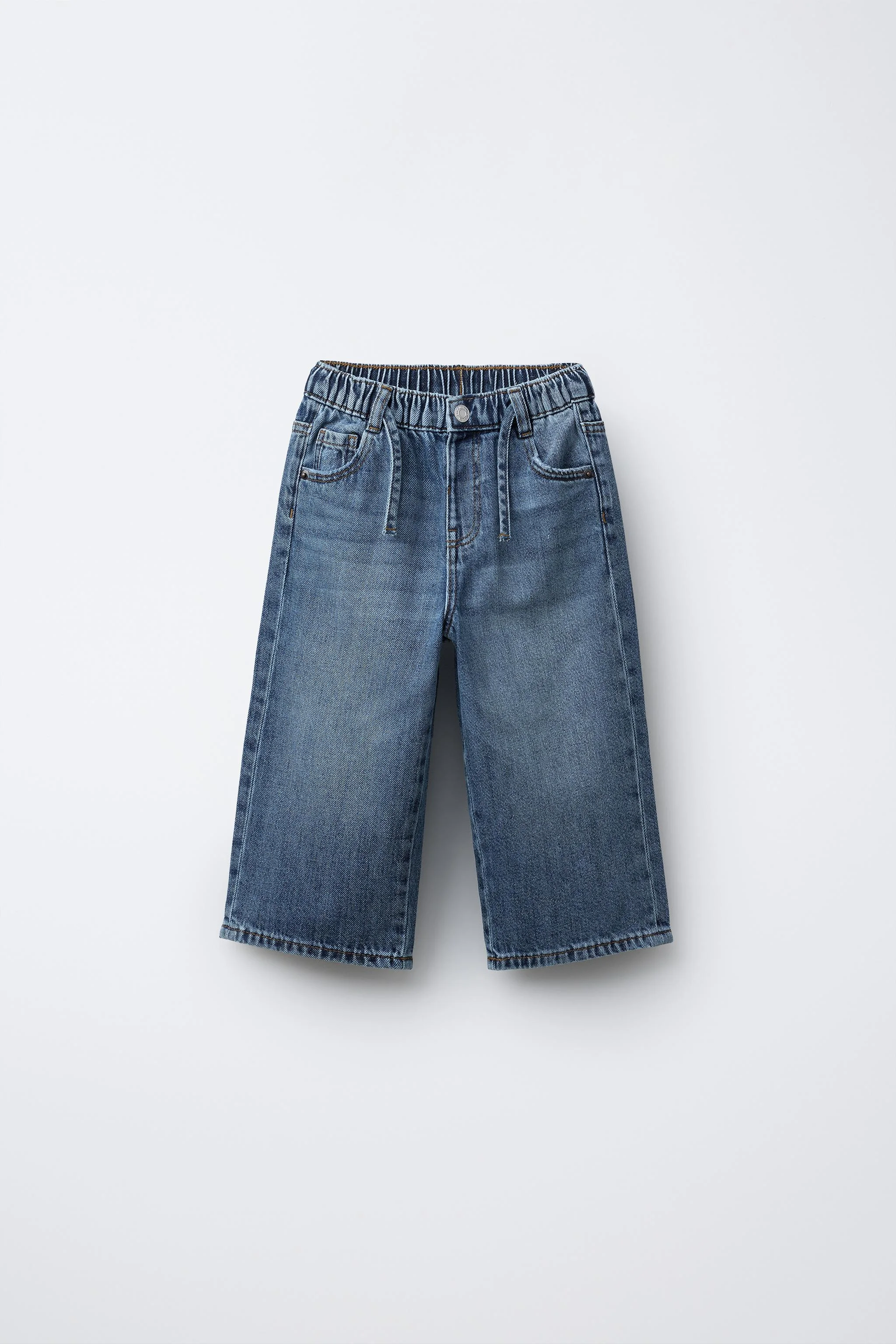 شلوار جین پاچه گشاد بند دار