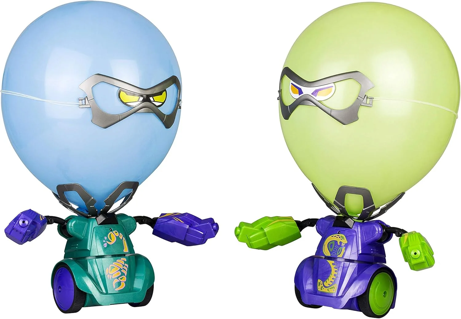 ربات مبارز بادکنکی YCOO SilverLit 88040 Robo Kombat، بنفش و سبز