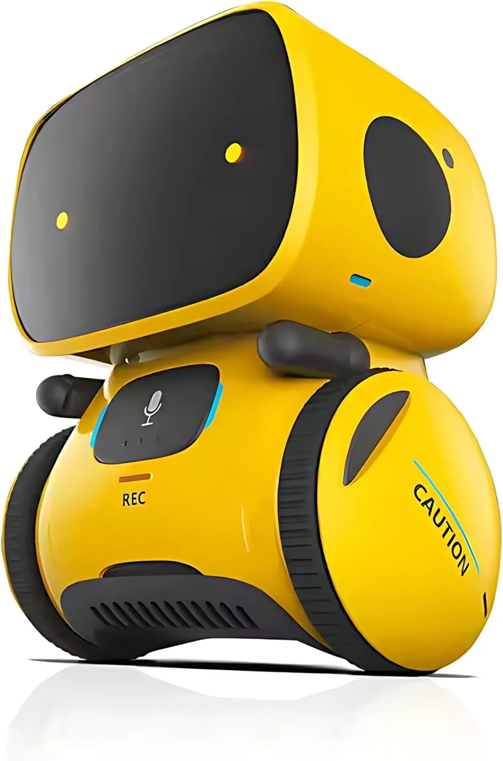 ربات اسباب بازی هوشمند کوچک برای کودکان - ربات سخنگوی تعاملی کنترل شونده با صدا با چراغ ها و صداها، اسباب بازی آموزشی برای پسران و دختران 3 سال به بالا (زرد) ربات اسباب بازی هوشمند کوچک برای کودکان - ربات سخنگوی تعاملی کنترل شونده با صدا با چراغ ها و صداها، اسباب بازی آموزشی برای پسران و دختران 3 سال به بالا (زرد)