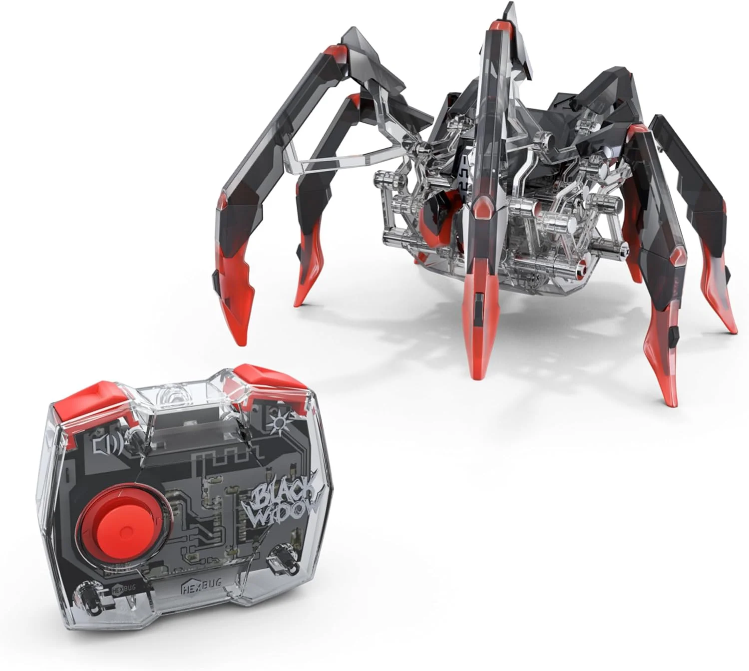 عنکبوت ریموت کنترلی HEX BOTS، اسباب بازی رباتیک شارژی عنکبوتی برای کودکان، عنکبوت رباتیک قابل تنظیم، اسباب بازی رباتی برای پسران و دختران 6 سال به بالا