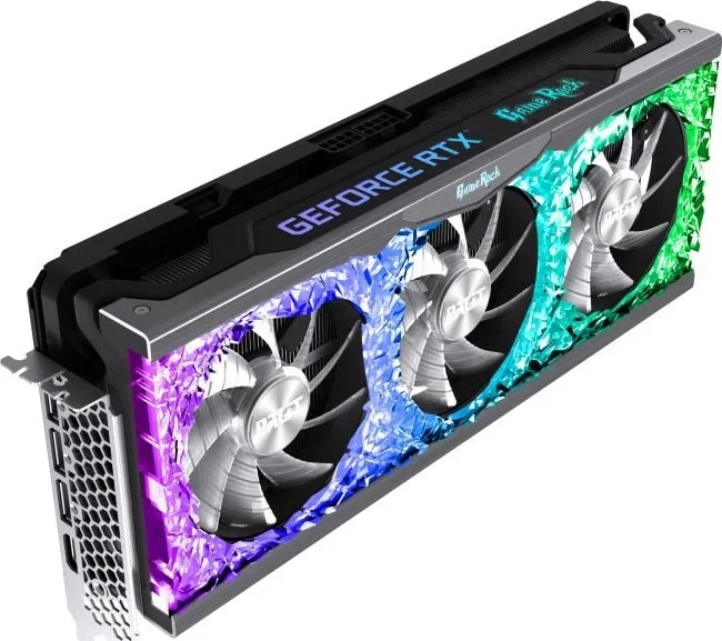 کارت گرافیک Palit GeForce RTX 3070 GameRock 8GB OC، با سرعت 14 گیگابیت بر ثانیه، GDDR6، 256 بیت، اسلات PCI Express 4.0 x16، کارت گرافیک گیمینگ (LHR) | NE63070H19P2-1040G