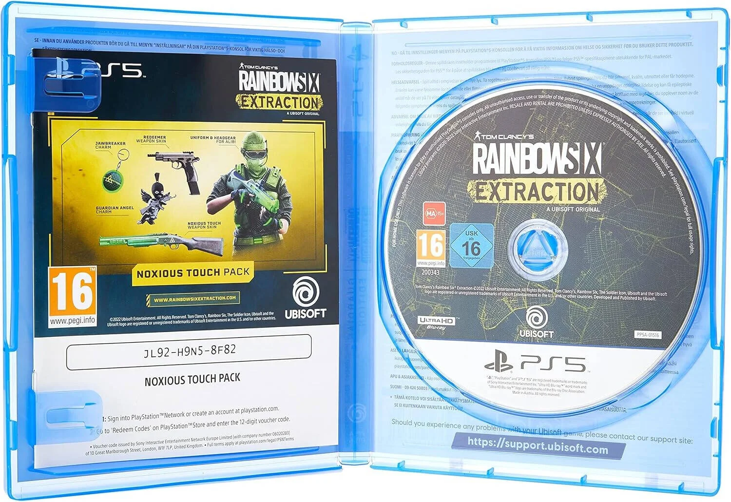 Ubisoft PS5 Tom Clancy's Rainbow Six Extraction, Guardian Edition | 107120