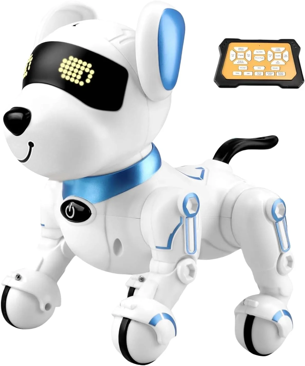 اسباب بازی سگ رباتیک تعاملی DMG، توله سگ کنترل از راه دور با حسگر لمسی و صداهای حیوانات، داستان های آموزش اولیه و آهنگ های کودکانه انگلیسی برای کودکان، حیوان خانگی همراه قابل لمس اسباب بازی سگ رباتیک تعاملی DMG، توله سگ کنترل از راه دور با حسگر لمسی و صداهای حیوانات، داستان های آموزش اولیه و آهنگ های کودکانه انگلیسی برای کودکان، حیوان خانگی همراه قابل لمس