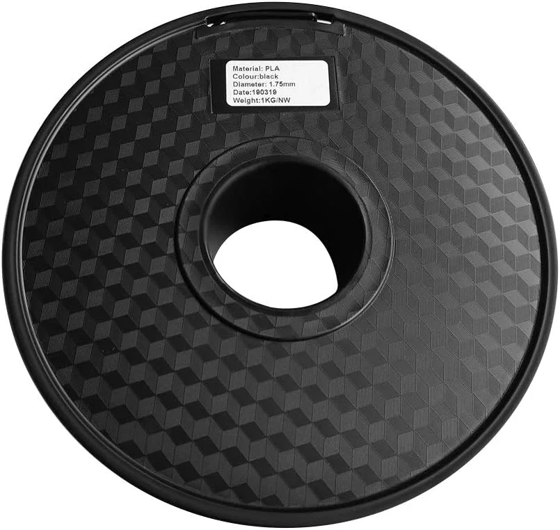 فیلامنت PLA با رنگ اختیاری، 1 کیلوگرم، 1.75 میلی متر، مناسب برای پرینتر سه بعدی MakerBot Anet RepRap، مشکی