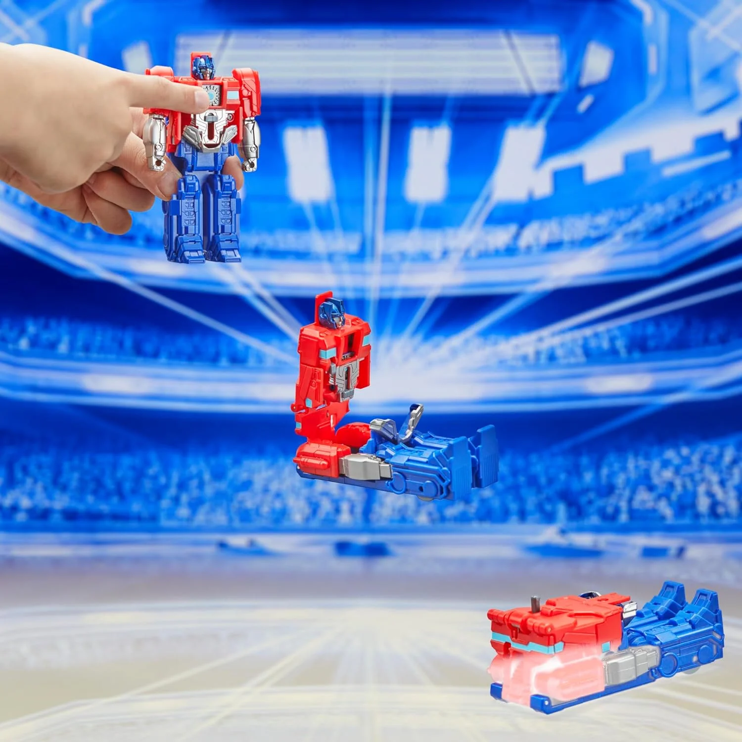 فیگور اکشن ربات 10 سانتی‌متری آپتیموس پرایم (اوریون پکس) Transformers One Cog Changer، اسباب‌بازی تعاملی برای پسران و دختران 6 سال به بالا