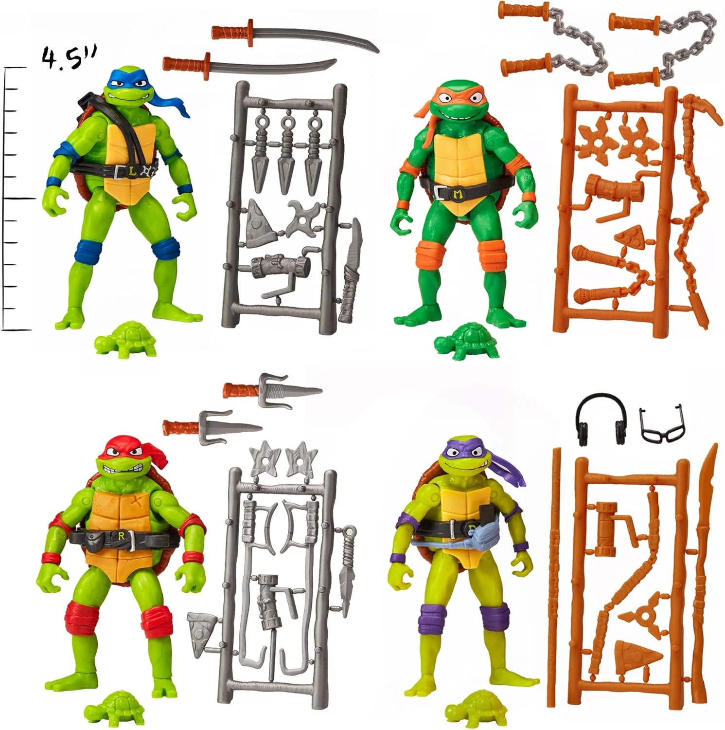 فیگور اکشن لاک پشت های نینجای نوجوان: آشوب جهش یافته اثر Playmates Toys