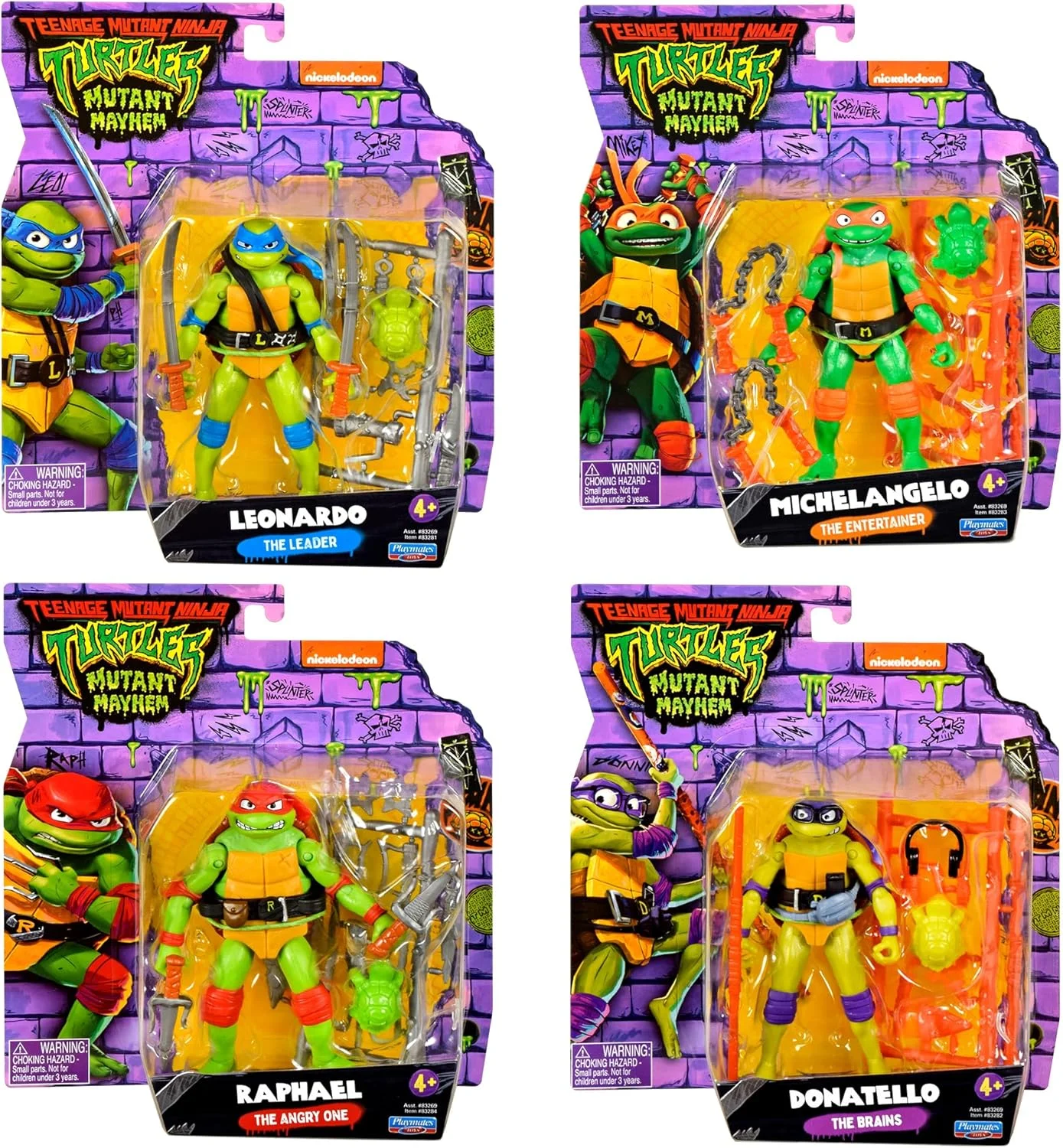 فیگور اکشن لاک پشت های نینجای نوجوان: آشوب جهش یافته اثر Playmates Toys