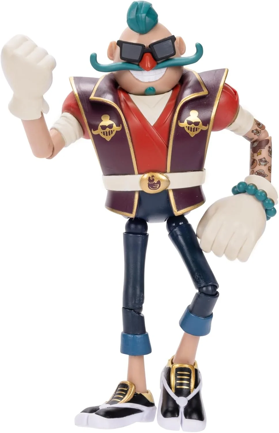 فیگور اکشن دکتر دیپ Sonic Prime، شهر نیو یوک، 5 اینچی، دارای 13 مفصل. مناسب برای سنین 3 سال به بالا (دارای مجوز رسمی از Sega و Netflix)