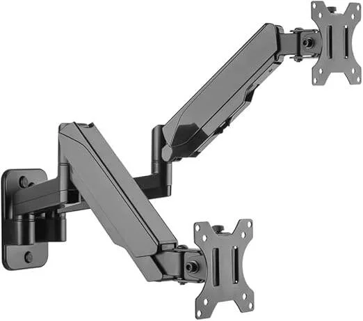 پایه مانیتور گازی Skill Tech SH 1014H، بازوی قابل تنظیم با حرکت کامل، مناسب برای سایزهای 17 تا 32 اینچ، راحتی و بهره وری، پشتیبانی از وزن تا 8 کیلوگرم، VESA 75x75mm و 100x100mm، مشکی | SH 1014H