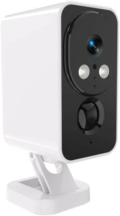 دوربین کوچک باتری خور پرومج مدل PC-IO622-W، رزولوشن 3 مگاپیکسل 2K، مناسب فضای داخلی/خارجی، استاندارد IP65، دید در شب، تشخیص حرکت، وای فای، صدای دو طرفه، ذخیره سازی ابری/TF، سفید | PC-IO622-W