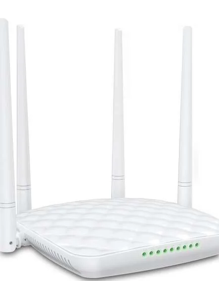 روتر بی‌سیم N تندا FH456 V4.0 300Mbps - دارای 4 آنتن، پوشش وای‌فای گسترده، 4 آنتن 5dBi، 1 پورت WAN، 3 پورت LAN، کلید روشن/خاموش وای‌فای | FH456