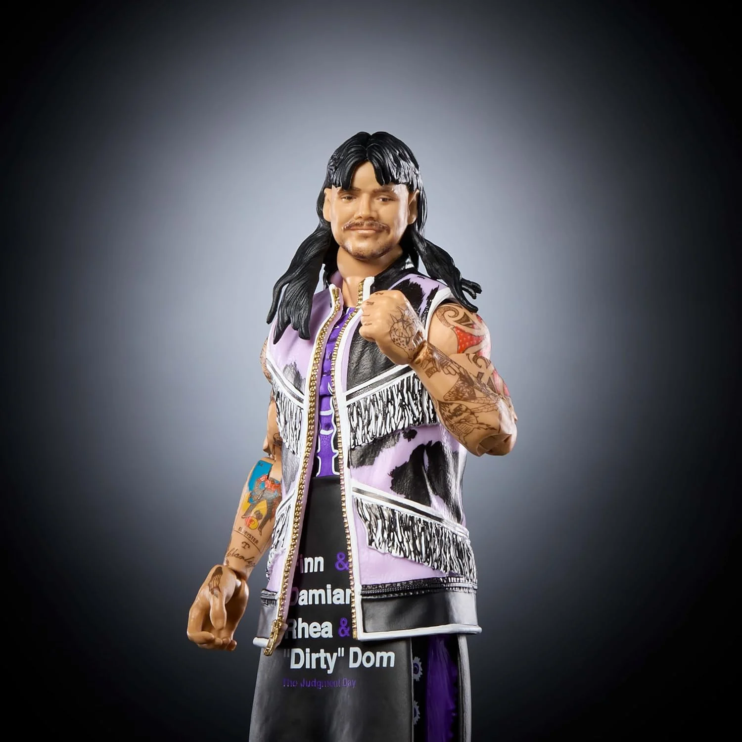 اکشن فیگور و لوازم جانبی Mattel WWE Elite، سری 119، کلکسیونی دومینیک میستریو 6 اینچی با 25 نقطه مفصلی و دست های قابل تعویض