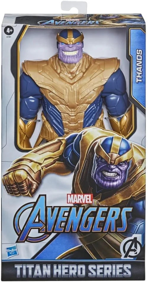 فیگور اکشن Thanos از سری Marvel Avengers Titan Hero، اسباب بازی 30 سانتی متری، الهام گرفته از کمیک های مارول، برای کودکان 4 سال به بالا