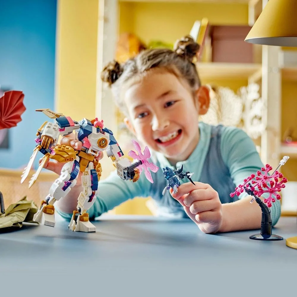 لگو نینجاگو ربات تکنولوژی المنتال سورا، فیگور اکشن نینجای قابل تنظیم برای پسران و دختران 7 سال به بالا، ست با کاتانا و مینی فیگور سورا برای بازی مستقل، ایده هدیه ماه رمضان 71807