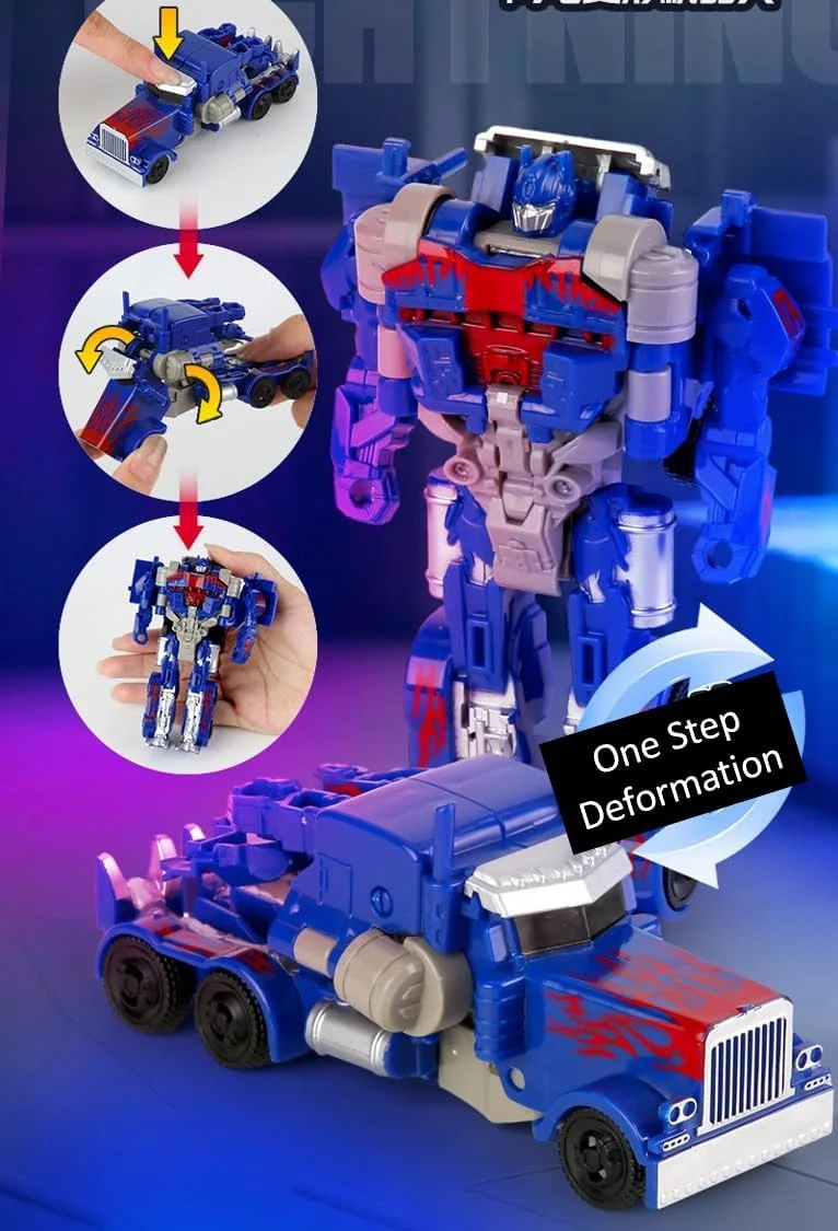 اسباب بازی های تغییر شکل دهنده هالایایا، آپتیموس پرایم و بامبلبی، 6 در 1، ربات های تغییر شکل دهنده، ماشین اسباب بازی برای هدیه تولد و کریسمس کودکان