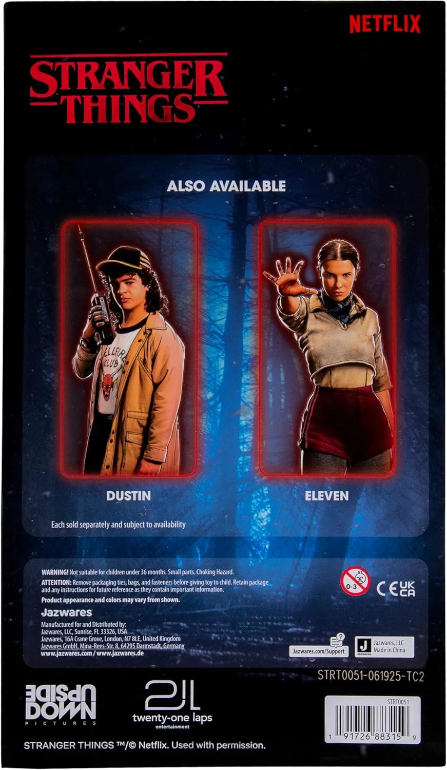 مجموعه دنیای وارونه چیزهای عجیب، دموگورگون 15 سانتی‌متری با لوازم جانبی، اکشن فیگورهای مفصلی، سریال نتفلیکس، فیگورهای کلکسیونی، 8 سال به بالا