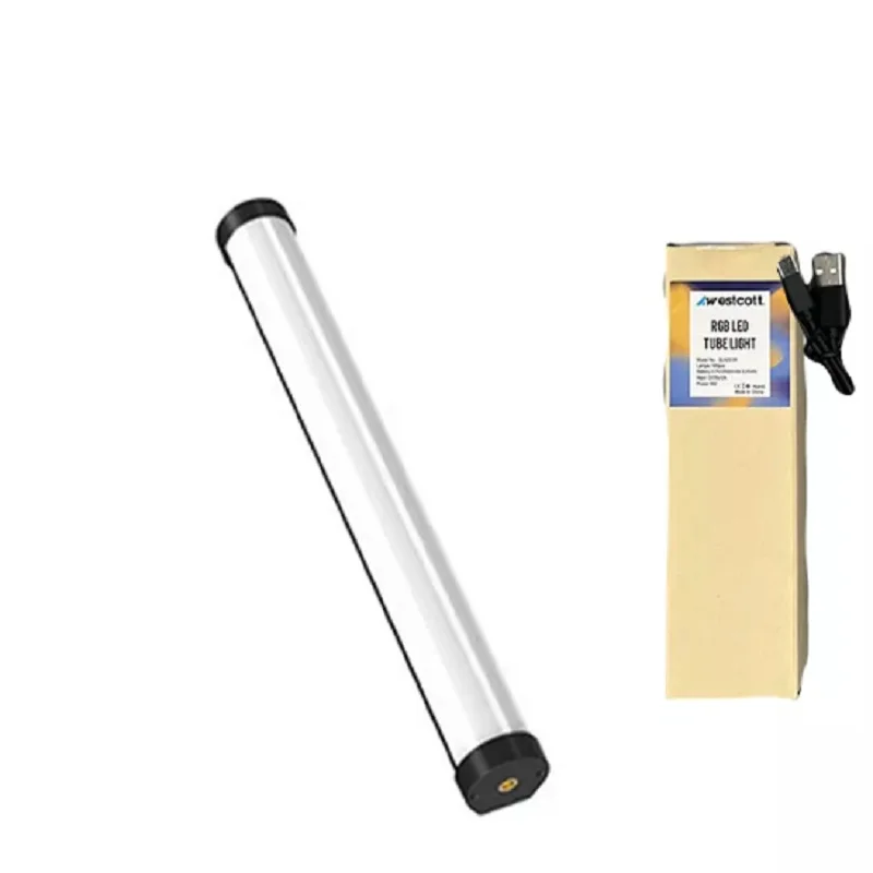 چراغ لوله ای ال ای دی RGB وسکات Westcott SLA-024R - دارای 180 ال ای دی