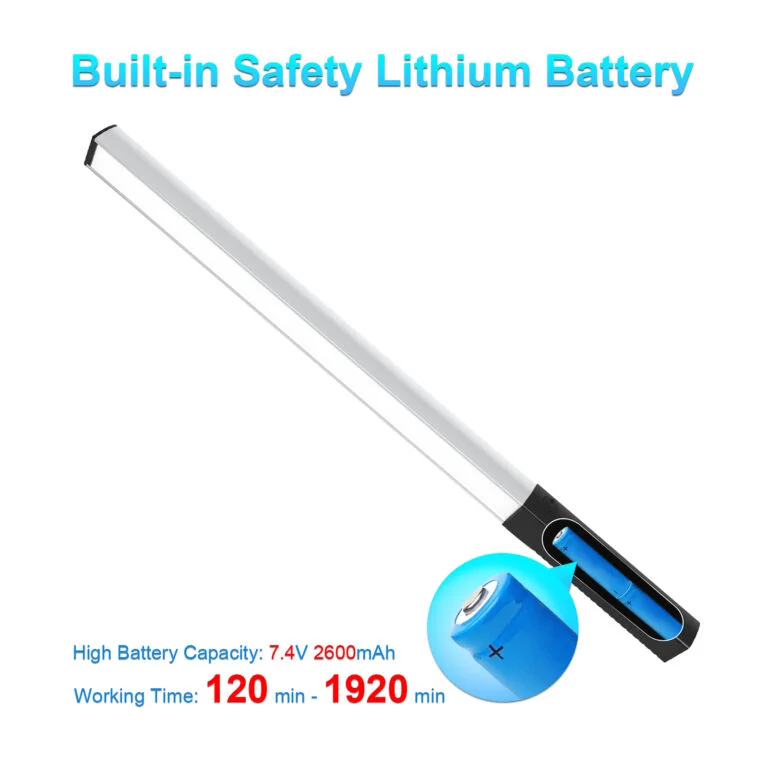 چراغ باتومی LED مدل LUXCEO LED Video Q508A RGB