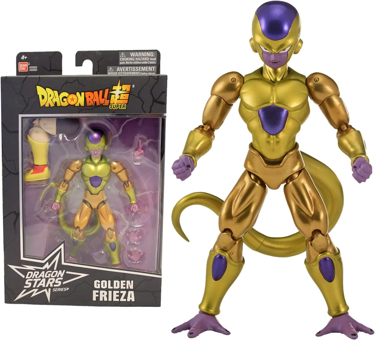 فیگور اکشن 17 سانتی متری گلدن فریزر Dragon Ball Super - مجوز رسمی Dragon Ball - فیگور مفصلی فریزر - اسباب بازی برای کودکان بالای 4 سال - 35993