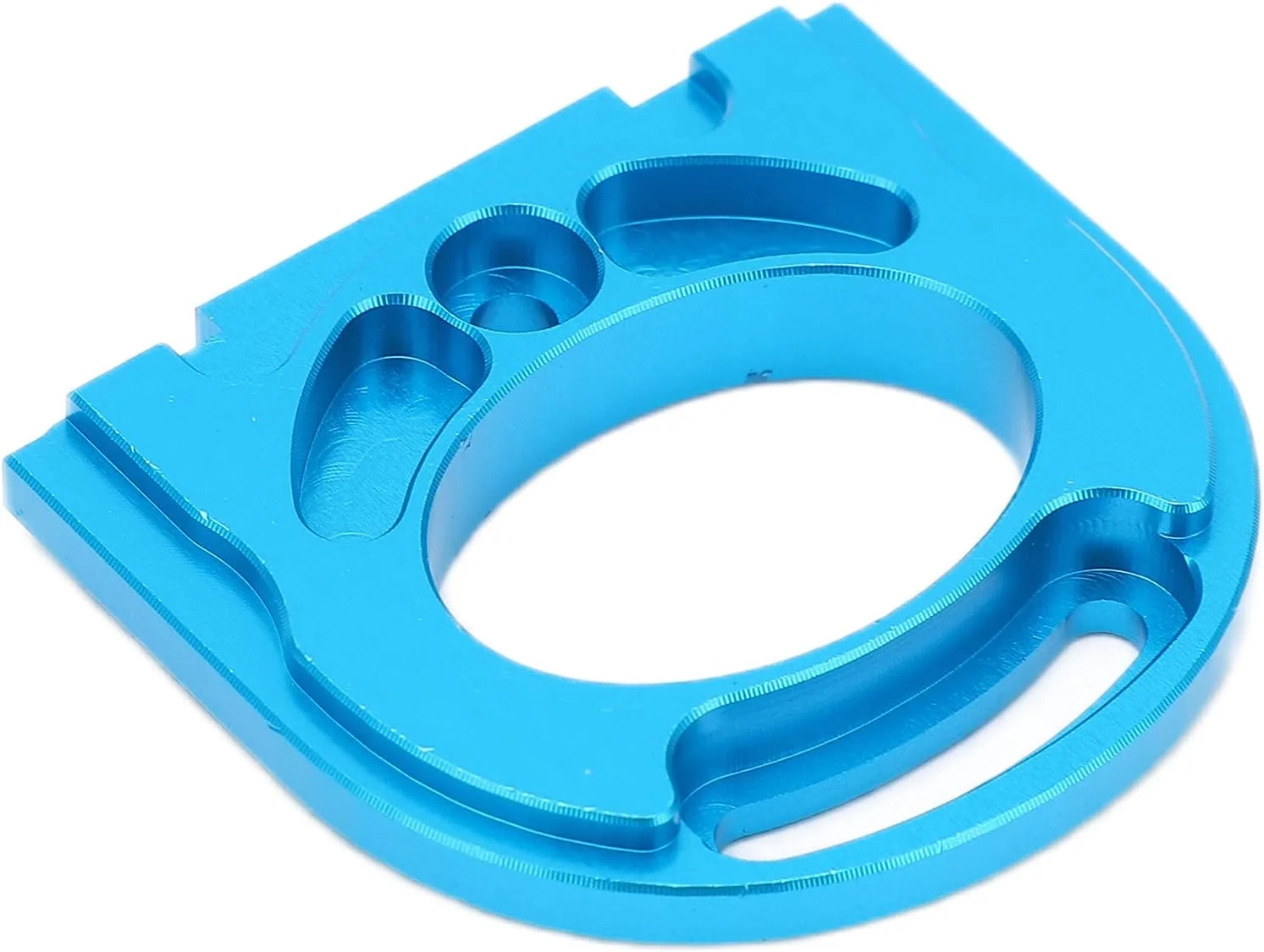 پایه موتور آلیاژ آلومینیوم ارتقا یافته برای ماشین آرسی TT02 1/10 آبی 3.8x3.8 سانتی متر مناسب برای علاقه مندان به ماشین کنترلی