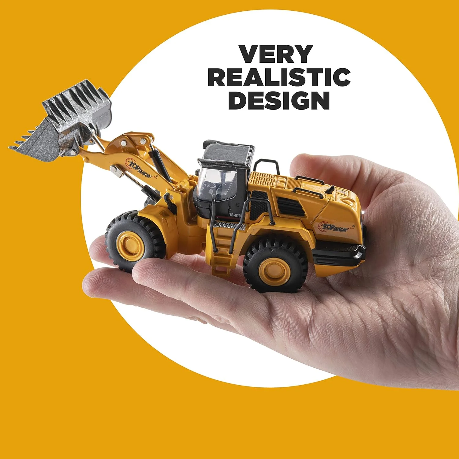 مجموعه 3 عددی اسباب بازی های ساختمانی فلزی دایکاست تاپ ریس، لودر، بیل مکانیکی، کامیون کمپرسی، مدل های کامیون های ساختمانی فلزی واقعی در مقیاس 1:60 مجموعه 3 عددی اسباب بازی های ساختمانی فلزی دایکاست تاپ ریس، لودر، بیل مکانیکی، کامیون کمپرسی، مدل های کامیون های ساختمانی فلزی واقعی در مقیاس 1:60