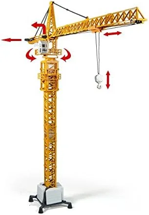 مدل اسباب بازی جرثقیل برجی بزرگ سایز 1:50 آلیاژی دایکاست Tipmant، کامیون خودرو مینیاتوری برای کودکان مدل اسباب بازی جرثقیل برجی بزرگ سایز 1:50 آلیاژی دایکاست Tipmant، کامیون خودرو مینیاتوری برای کودکان