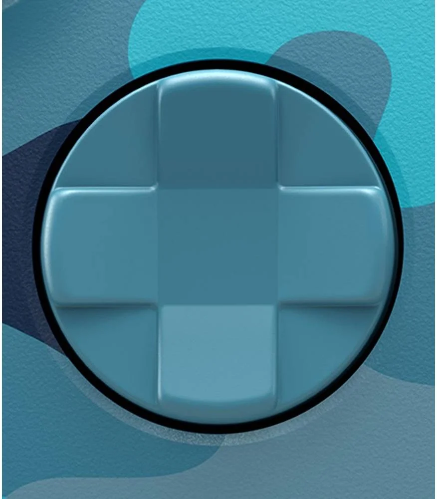 دسته بازی بی‌سیم ایکس‌باکس مایکروسافت، نسخه ویژه Mineral Camo، تریگرها و بامپرهای بافت‌دار، بی‌سیم و بلوتوث، D-Pad هیبریدی، جک هدست 3.5 میلی‌متری، عمر باتری 40 ساعته، Mineral Camo | QAU-00074